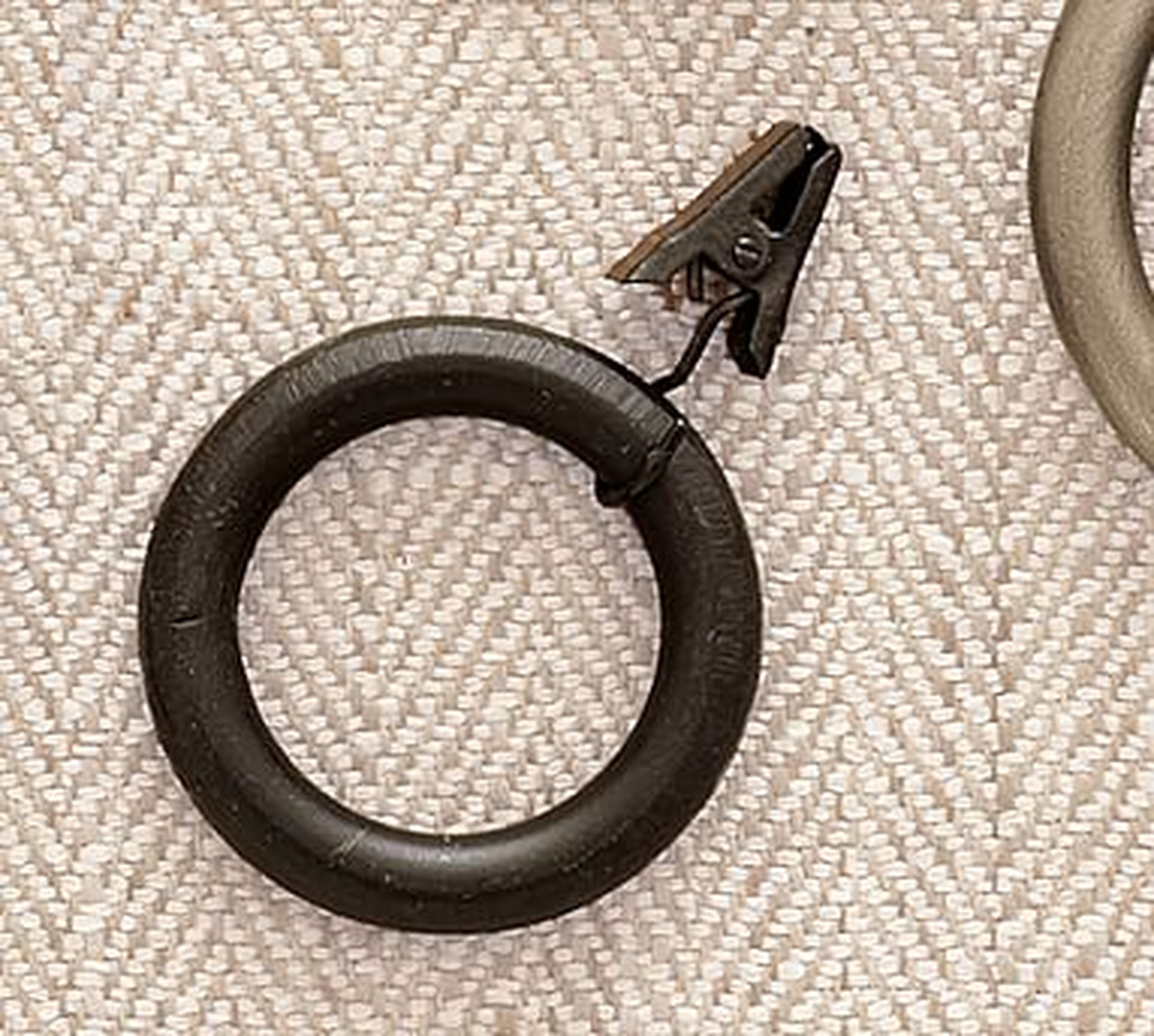 PB Standard Clip Rings, Set of 10, Large, Antique Bronze Finish - Pottery Barn