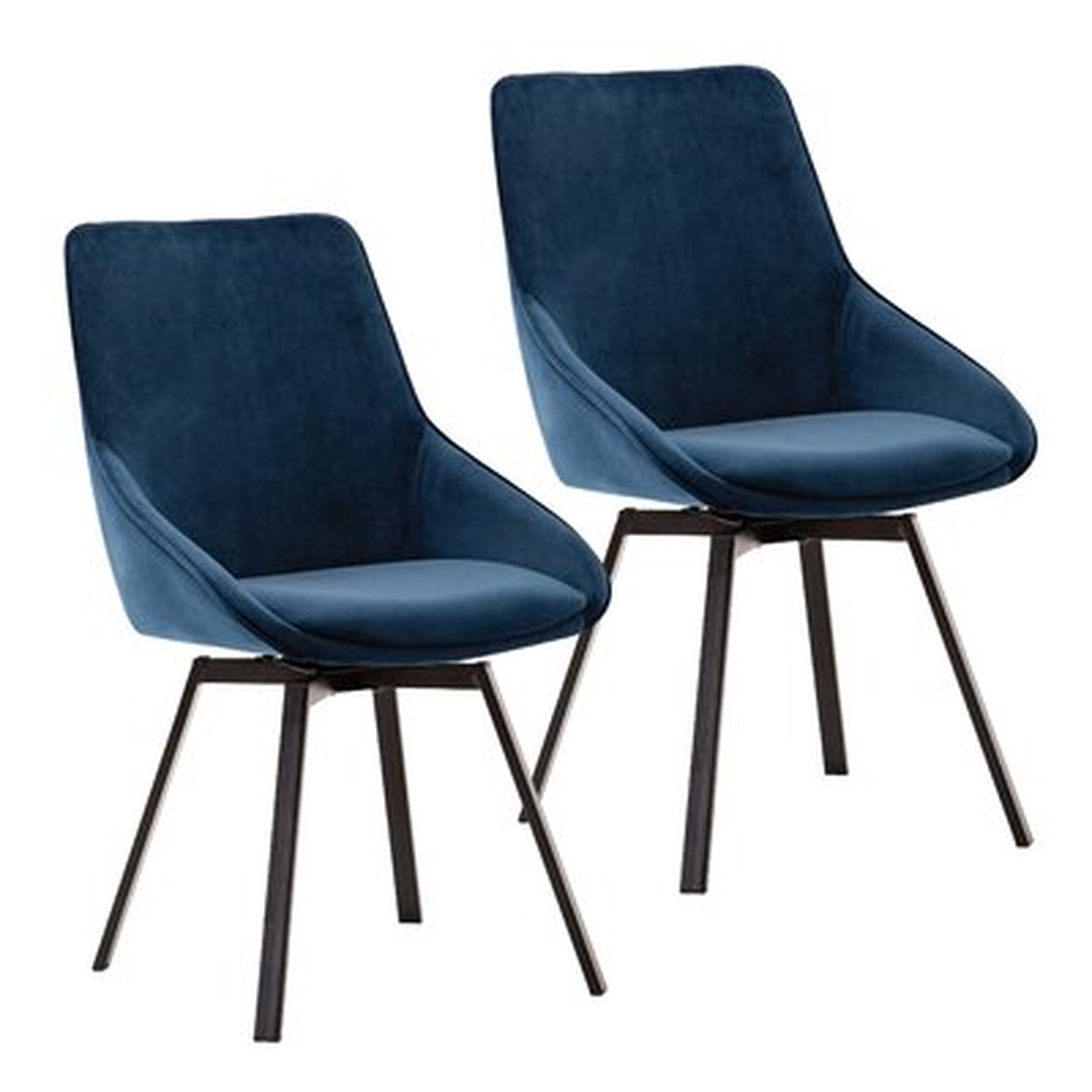Ambrose Swivel Dining Chair (Set of 2) - Wayfair
