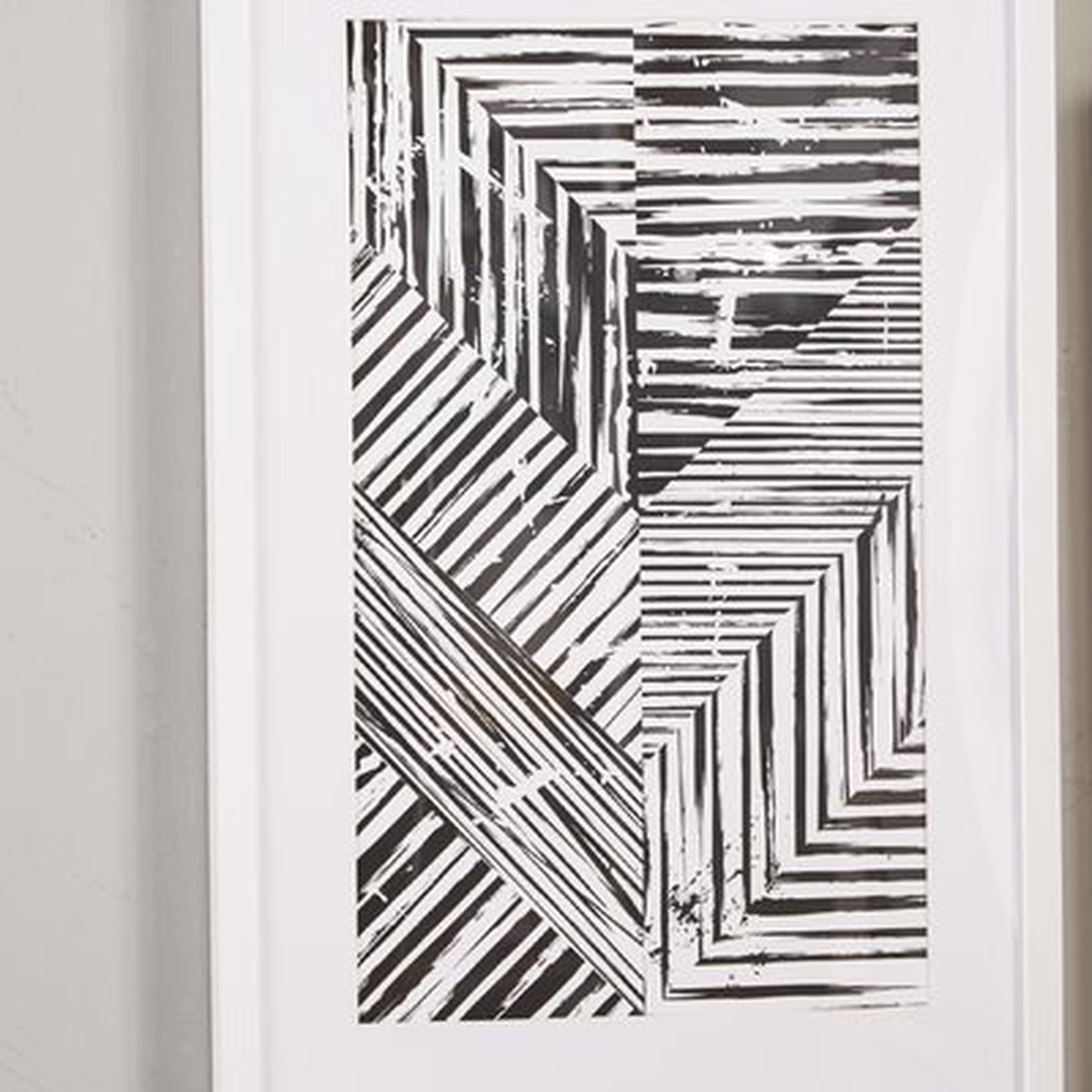 'Restricted Space' Framed Painting Print - Wayfair