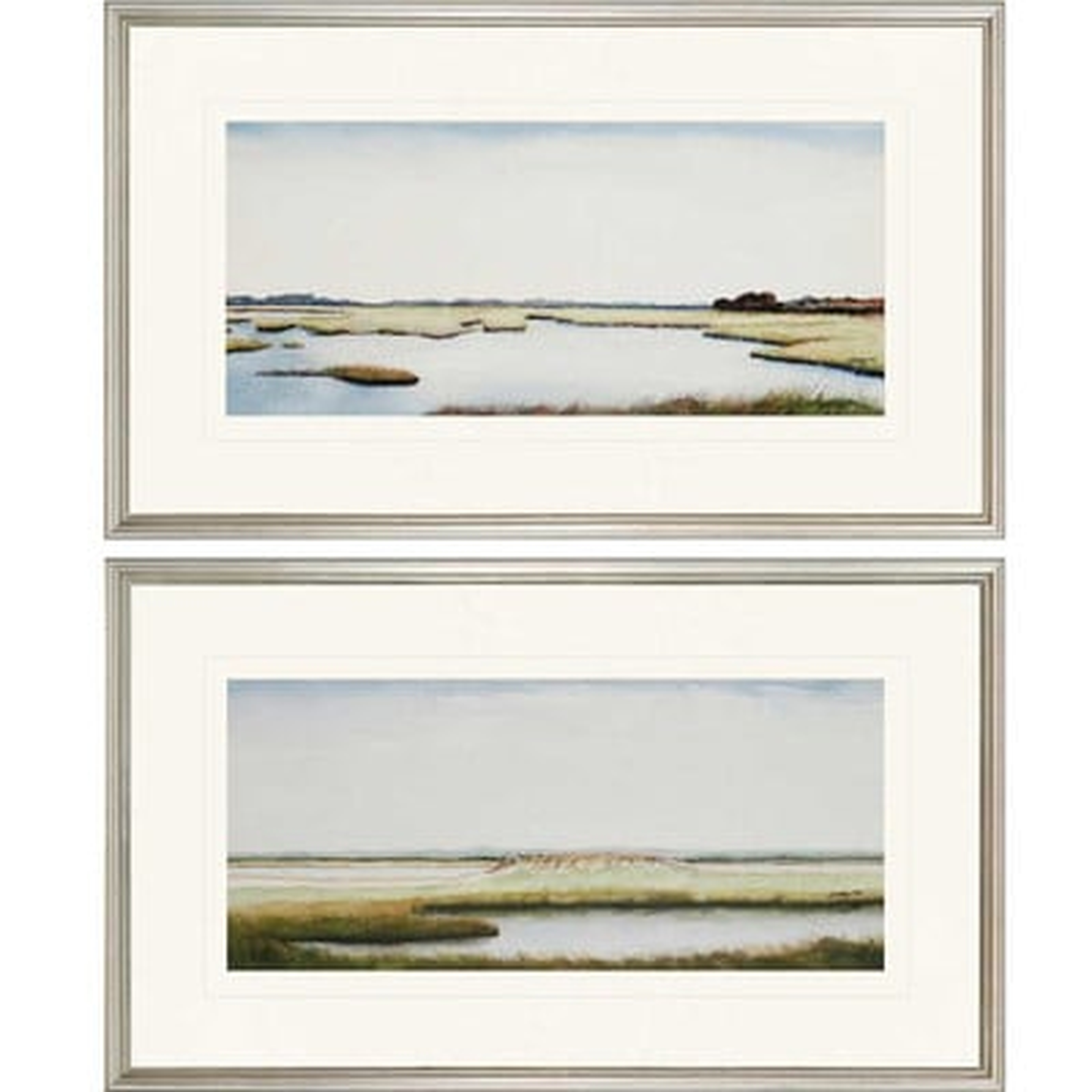 'Marshlands I' 2 Piece Framed Painting Print Set - Wayfair
