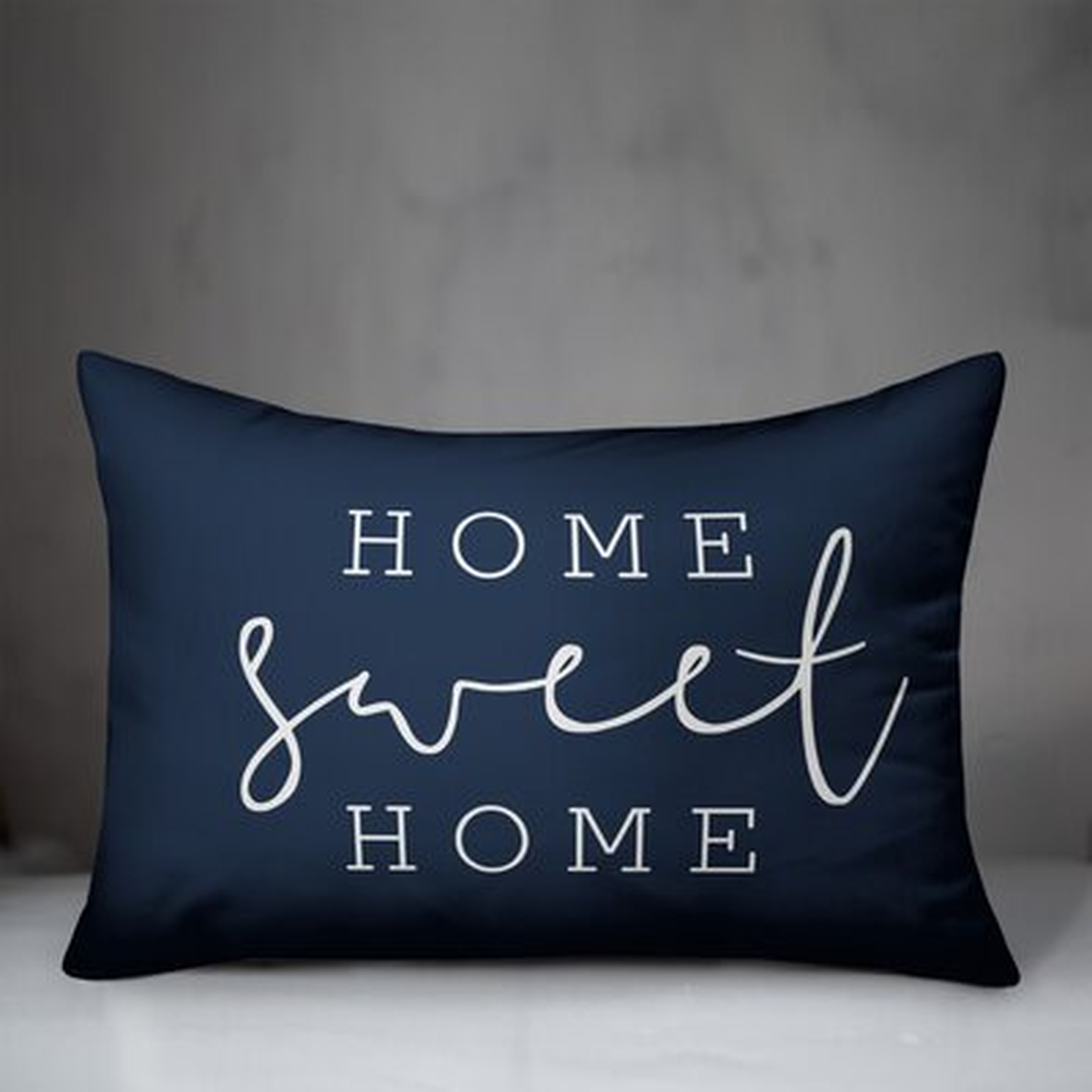 Colfax Home Sweet Home Thin Indoor/Outdoor Lumbar Pillow - Wayfair