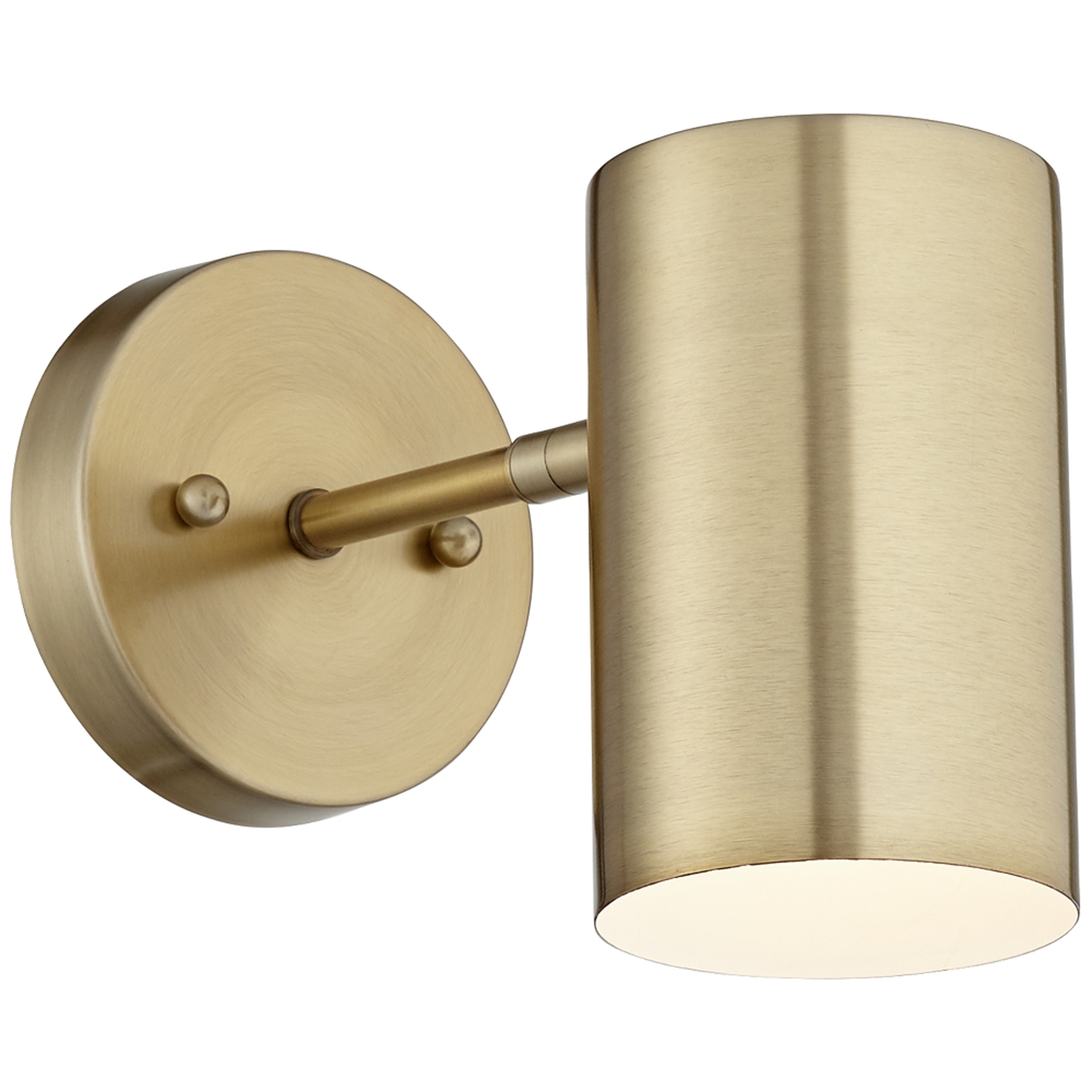 Carla Polished Brass Down-Light Hardwire Wall Lamp - Style # 63T08 - Lamps Plus