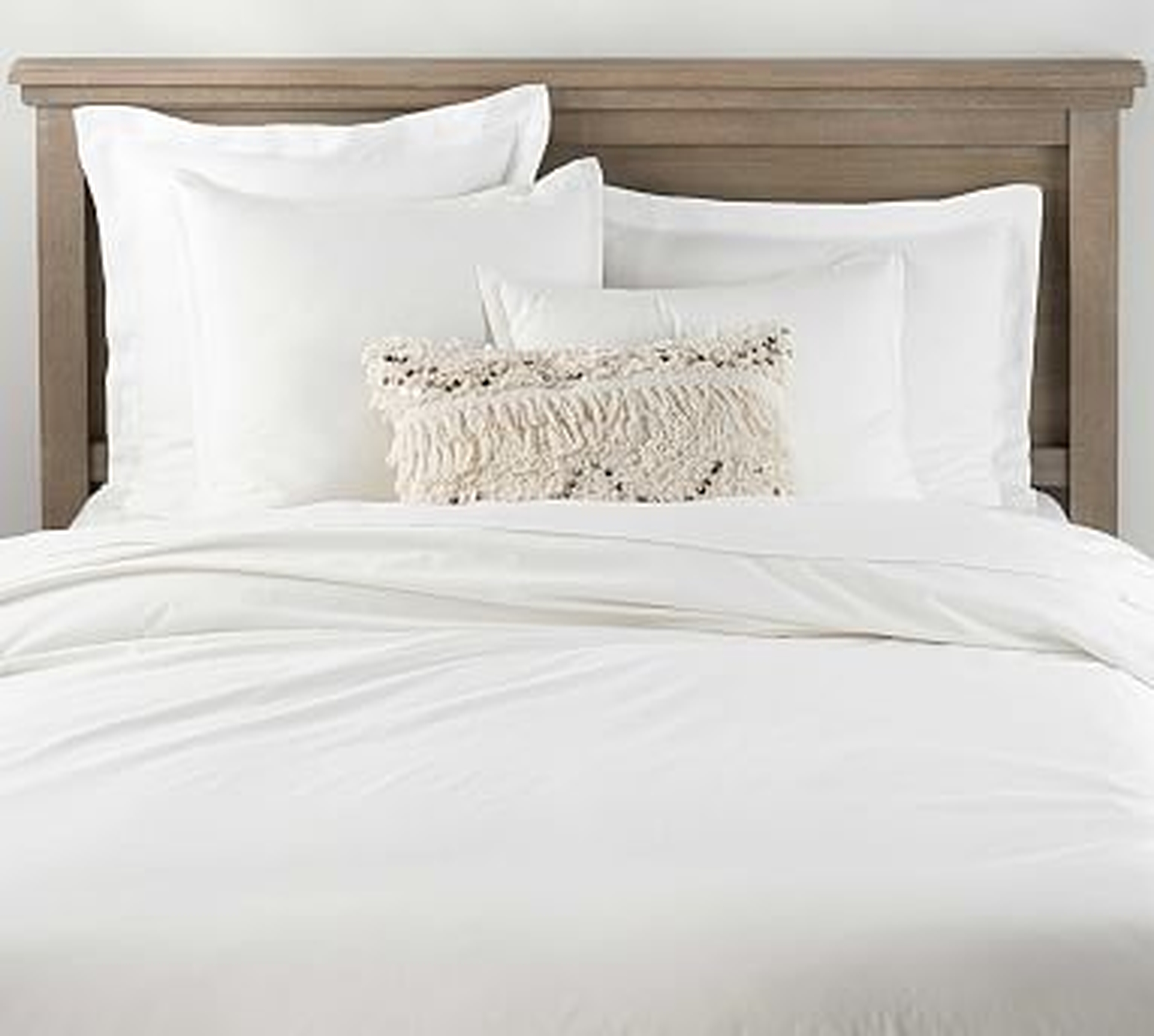 Spencer Washed Cotton Duvet, Twin, White - Pottery Barn