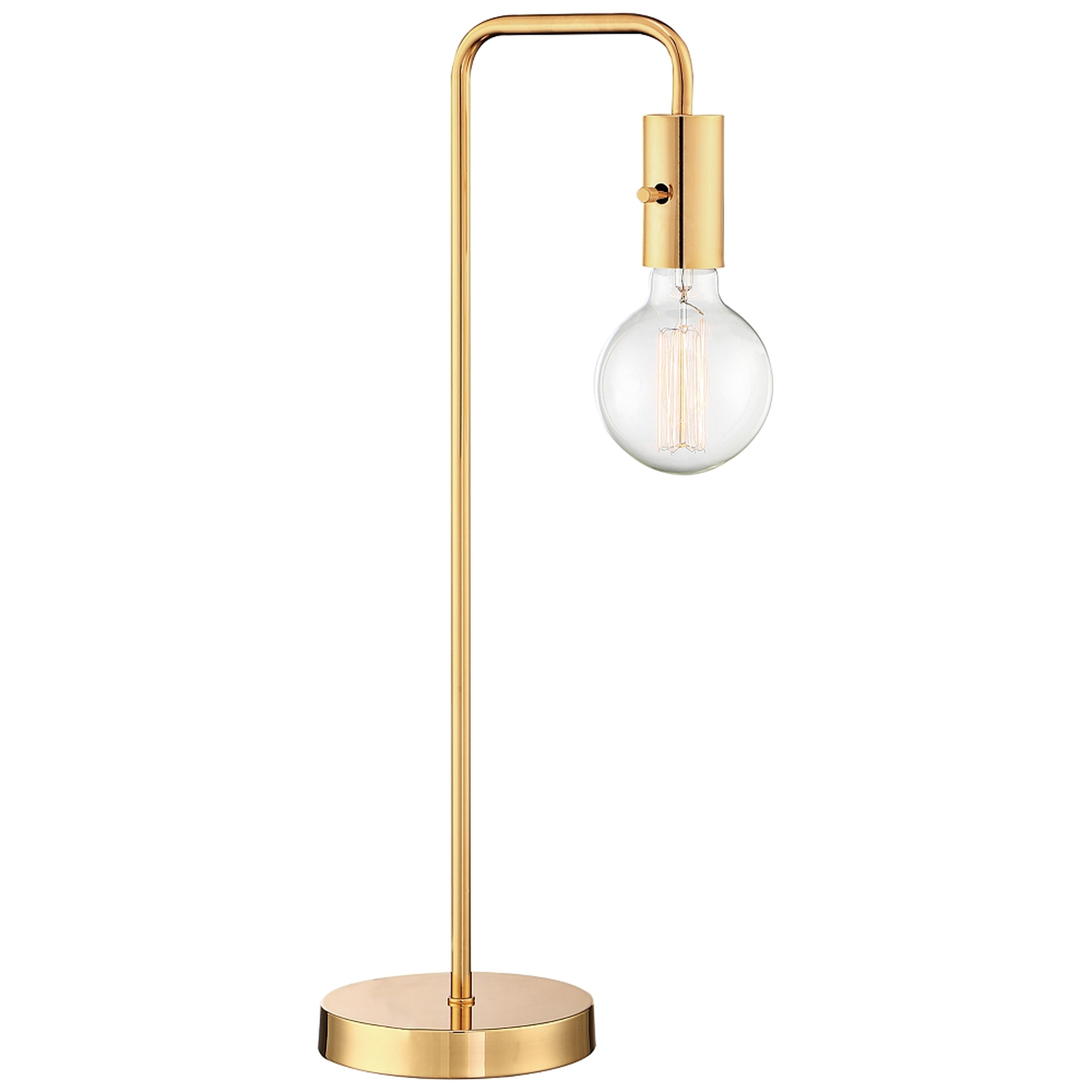 Lite Source Nilmani French Gold Downbridge Desk Lamp - Style # 69T82 - Lamps Plus