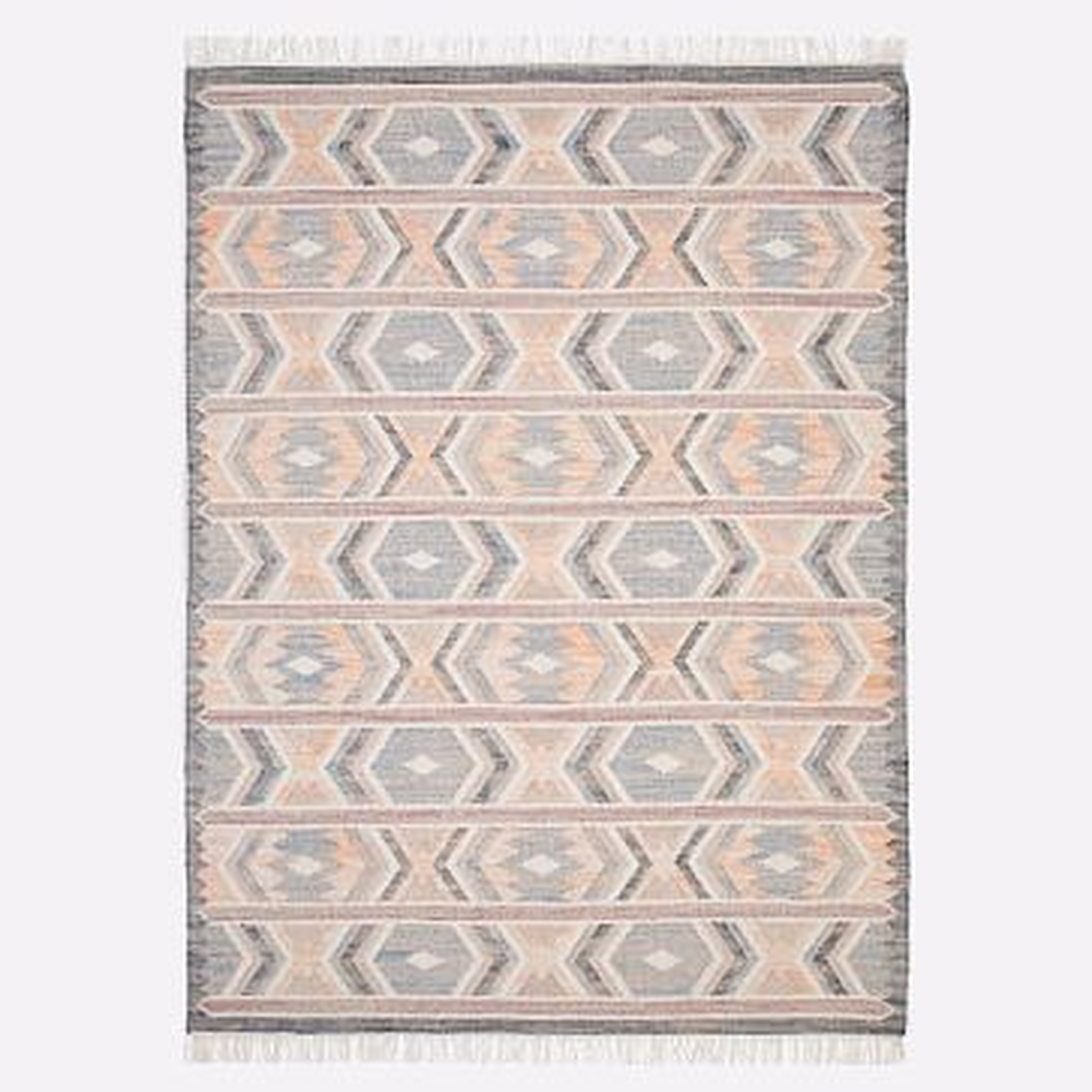 MTO Campo Rug, Macaroon Pink, 8x10 - West Elm