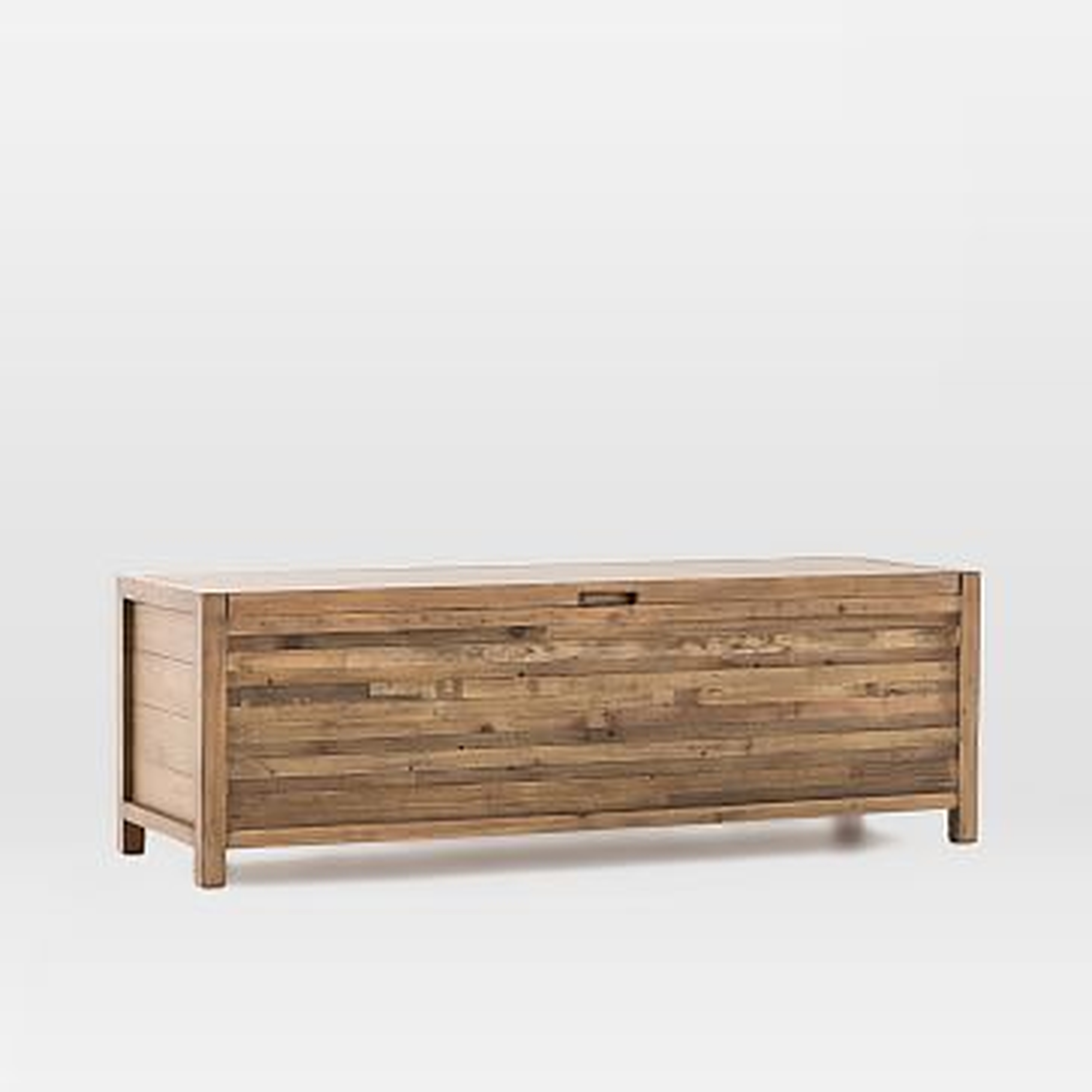 Bay Reclaimed Pine Storage Bench - Rustic Natural - West Elm