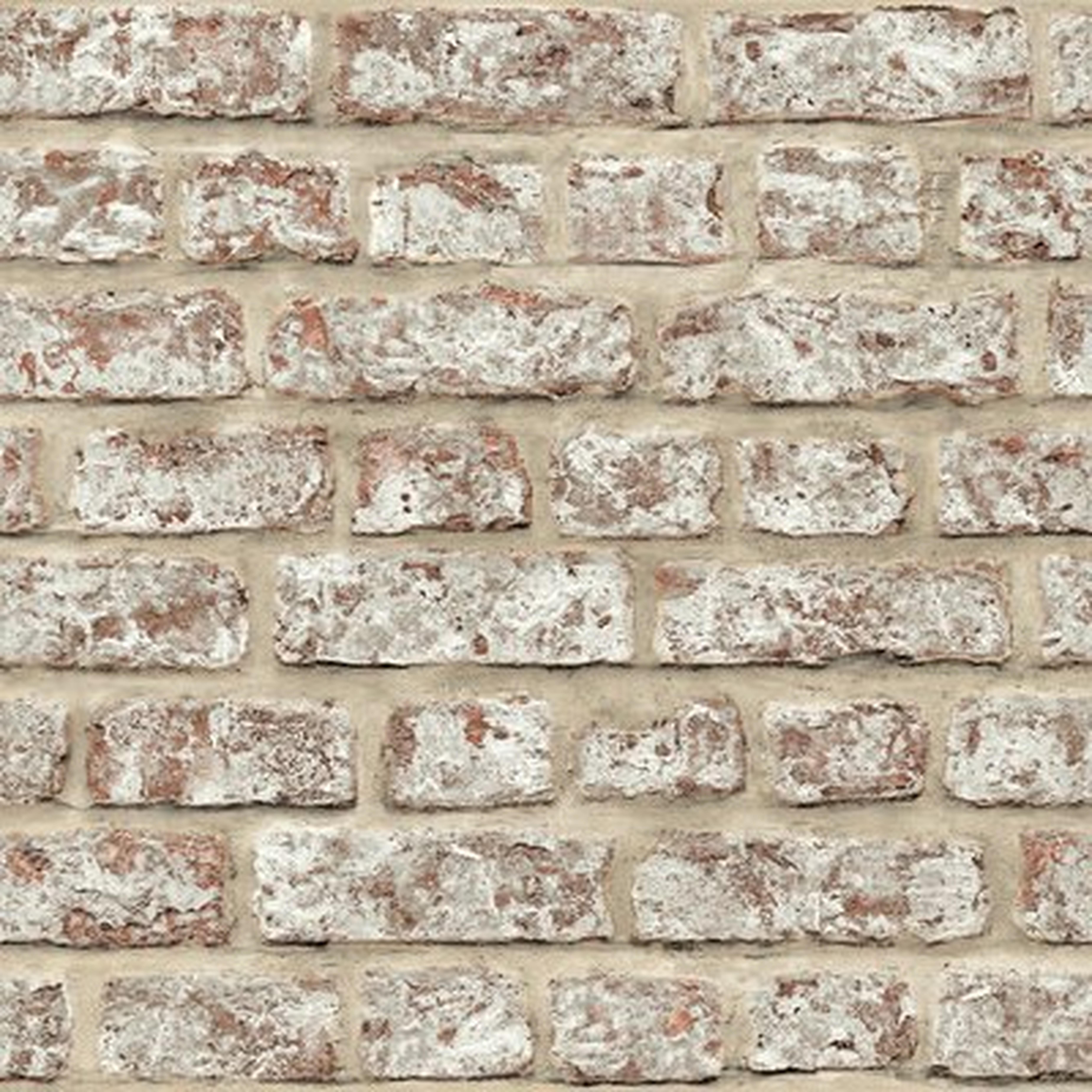 Lovitz Rustic 33.5' x 22" Brick Wallpaper Roll - AllModern