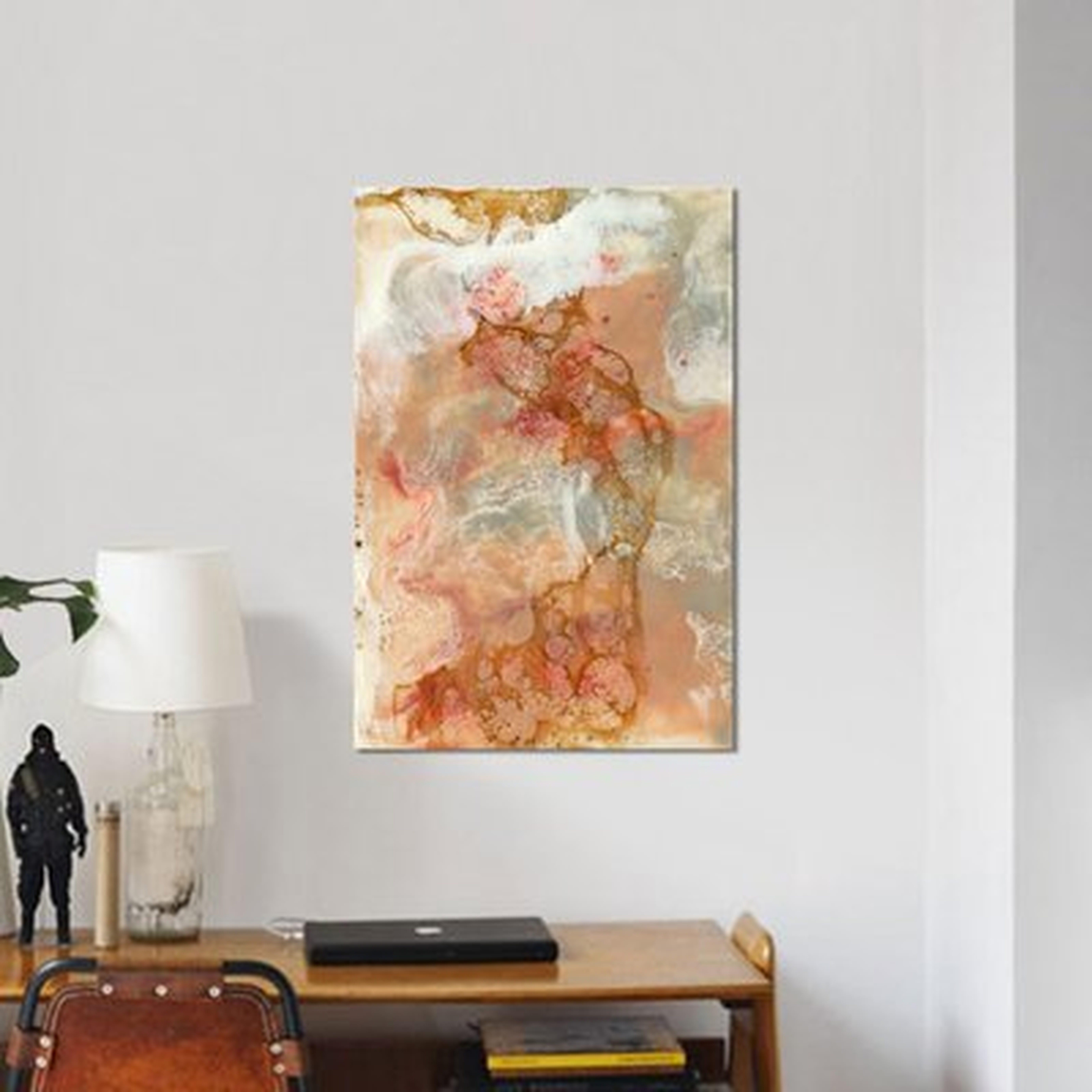 'Coral Lace I' Painting Print on Canvas - Wayfair