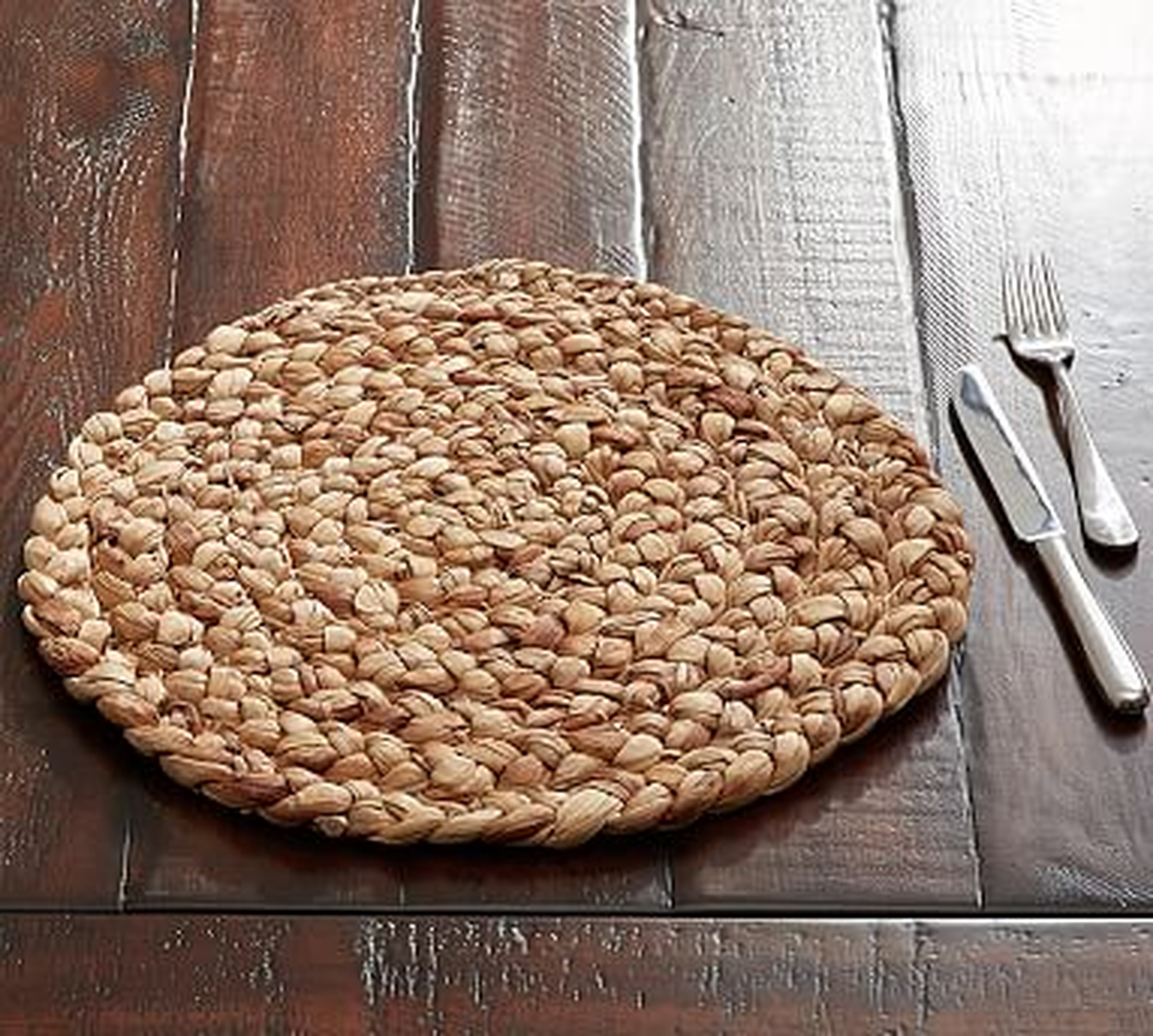 Beachcomber Round Placemat, Single - Pottery Barn