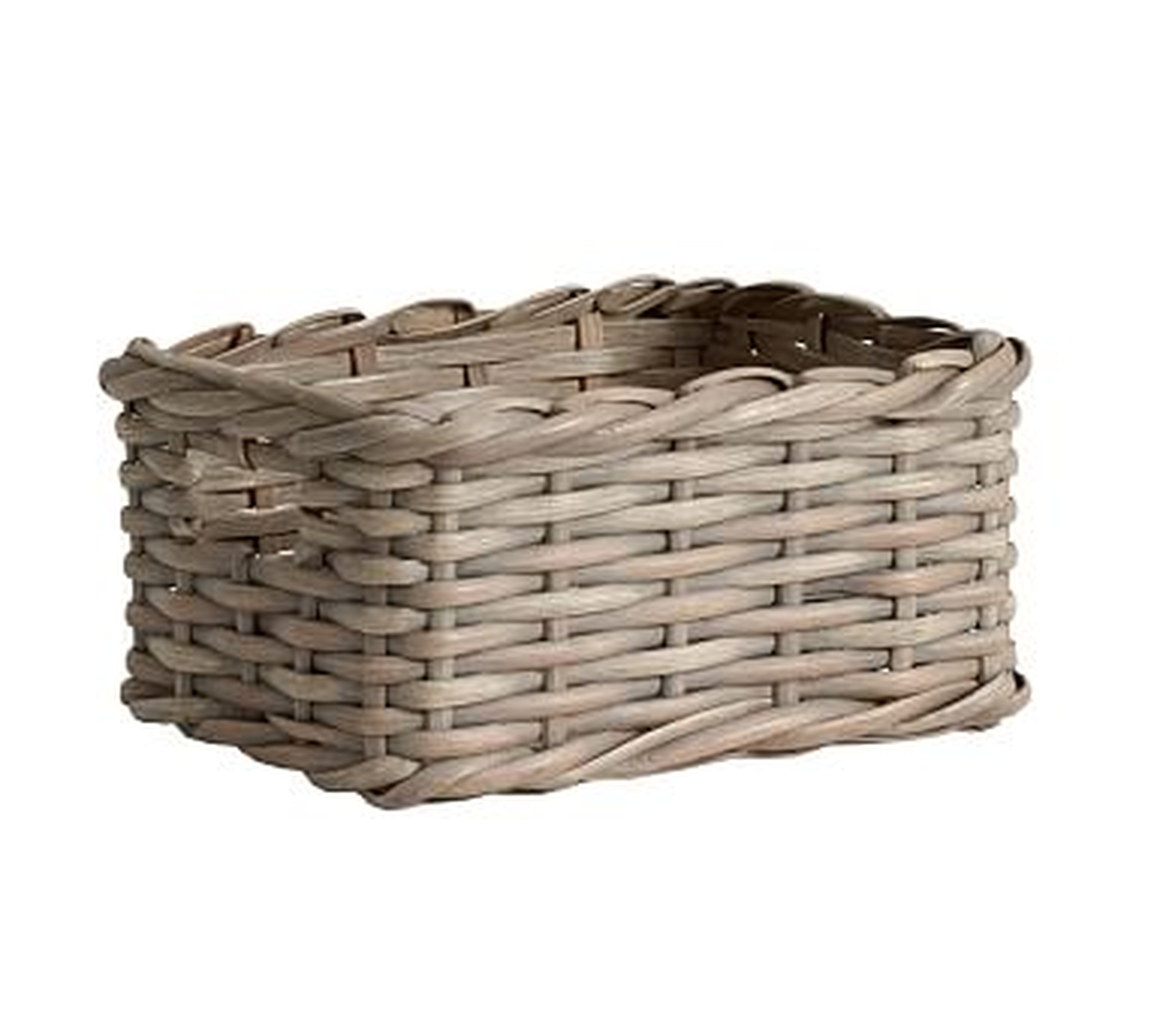 Aubrey Woven Utility Basket - Gray - Pottery Barn
