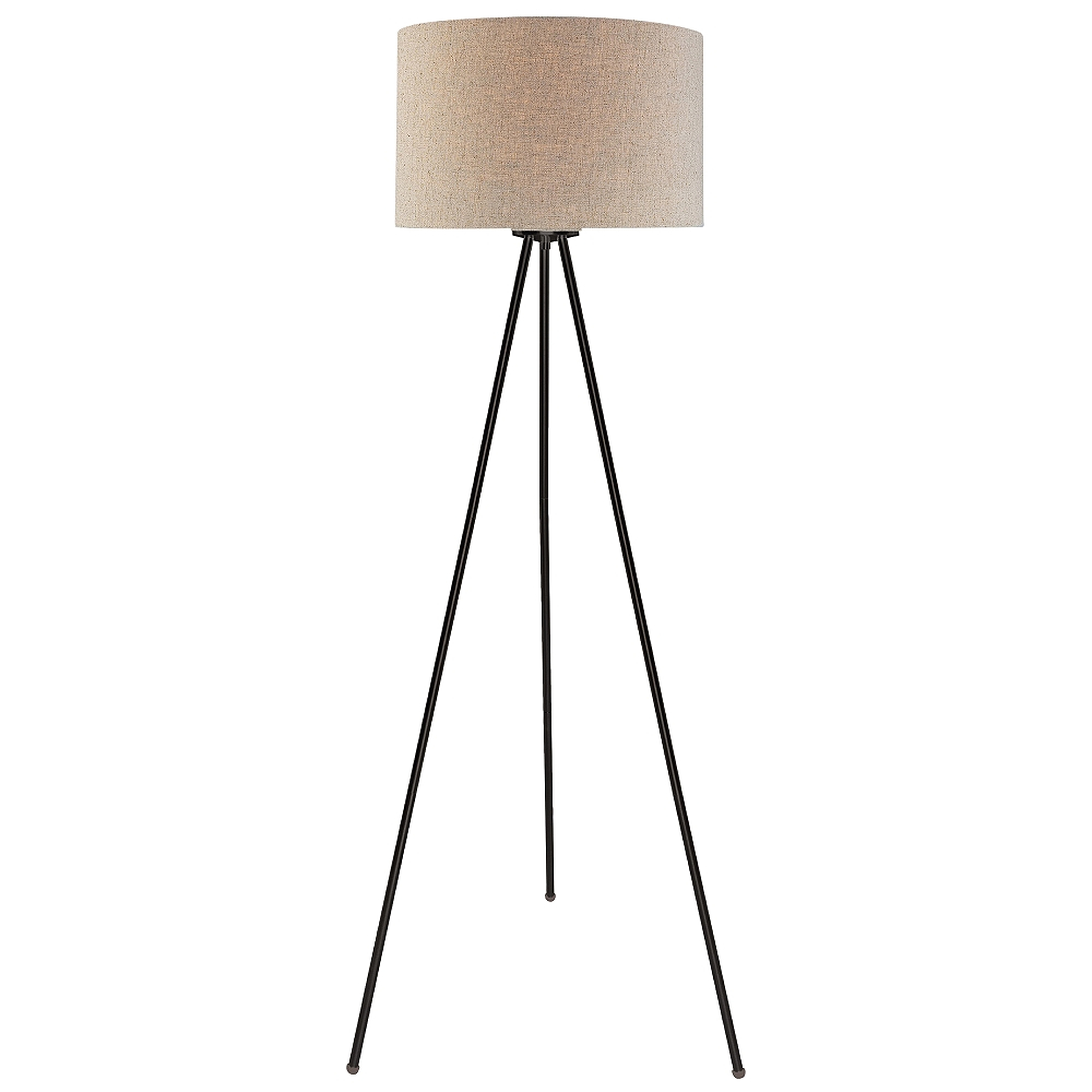 Lite Source Tullio Dark Bronze Tripod Floor Lamp - Style # 33F04 - Lamps Plus