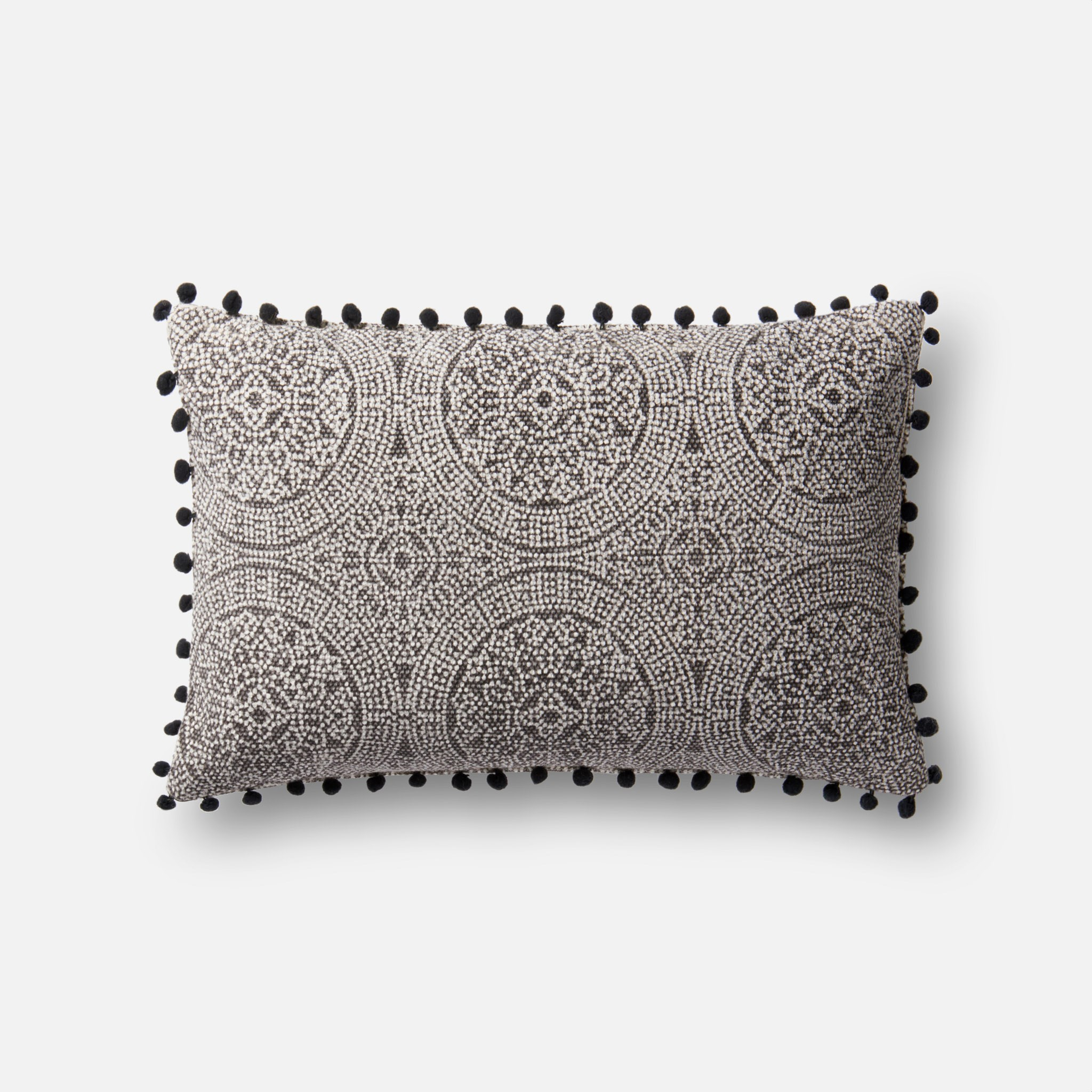 PILLOWS - CHARCOAL / BLACK - Magnolia Home by Joana Gaines Crafted by Loloi Rugs