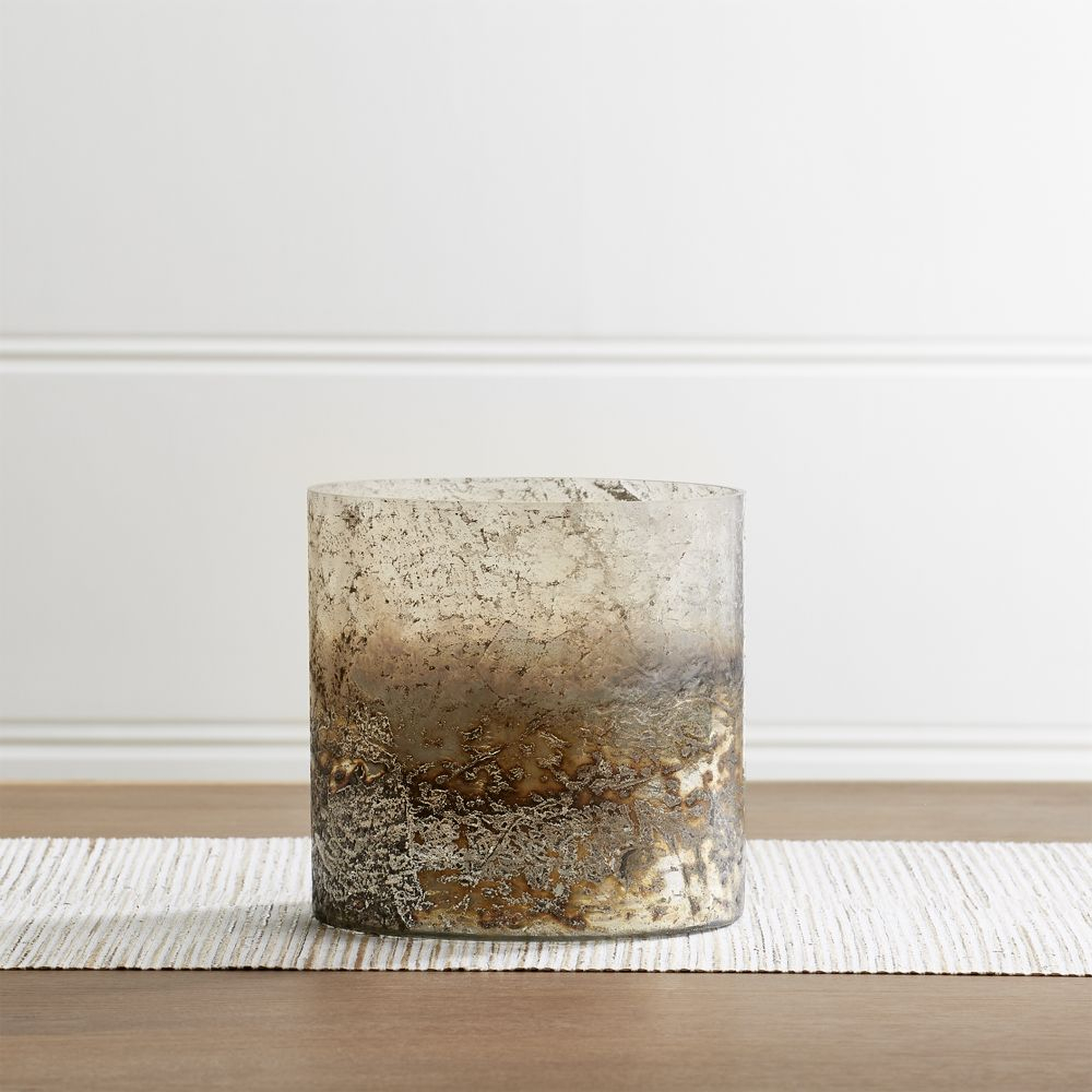 Sona 6" Glass Hurricane Candle Holder - Crate and Barrel