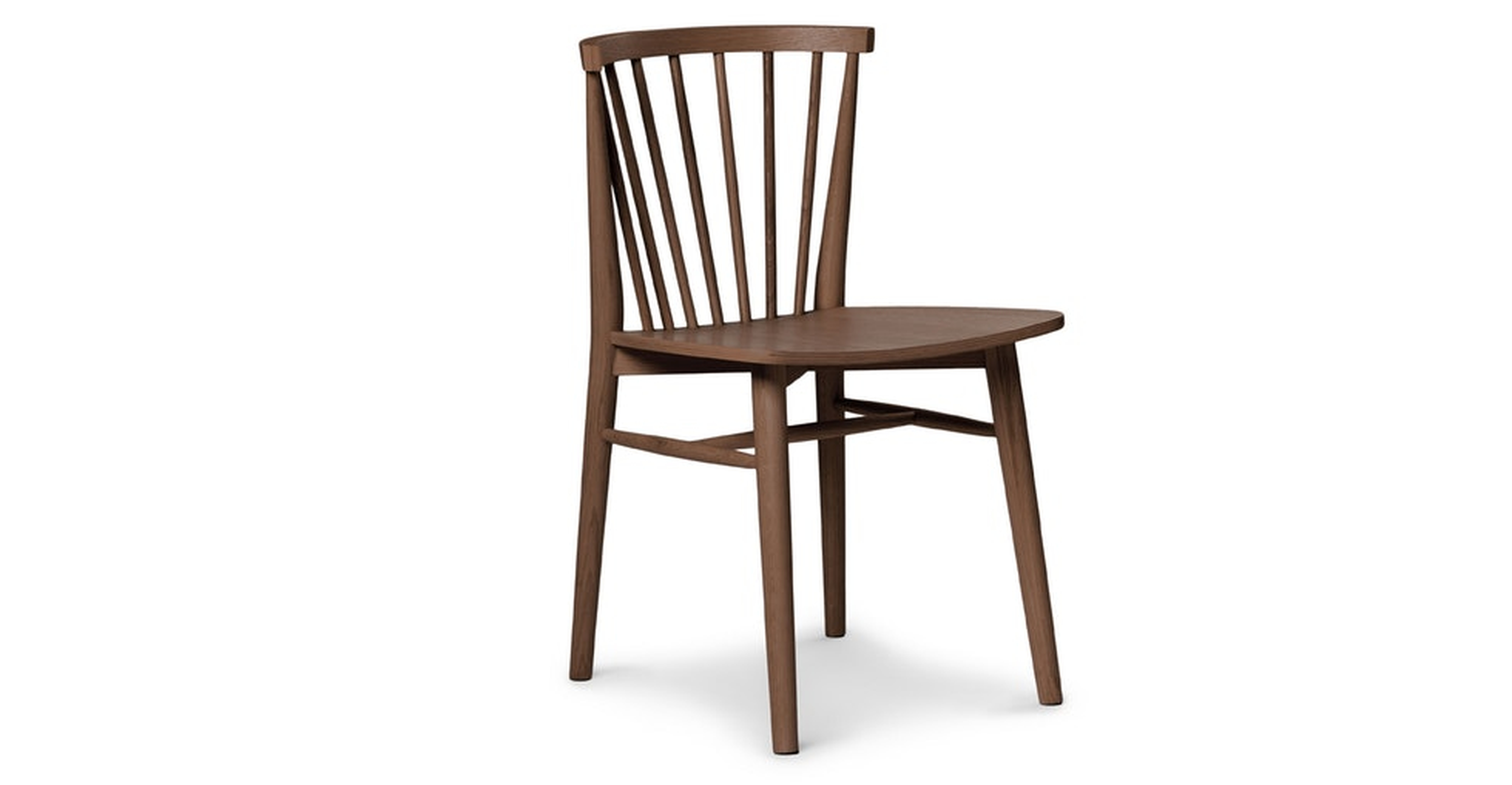 Rus Matte Walnut Dining Chair Set of 2 - Article