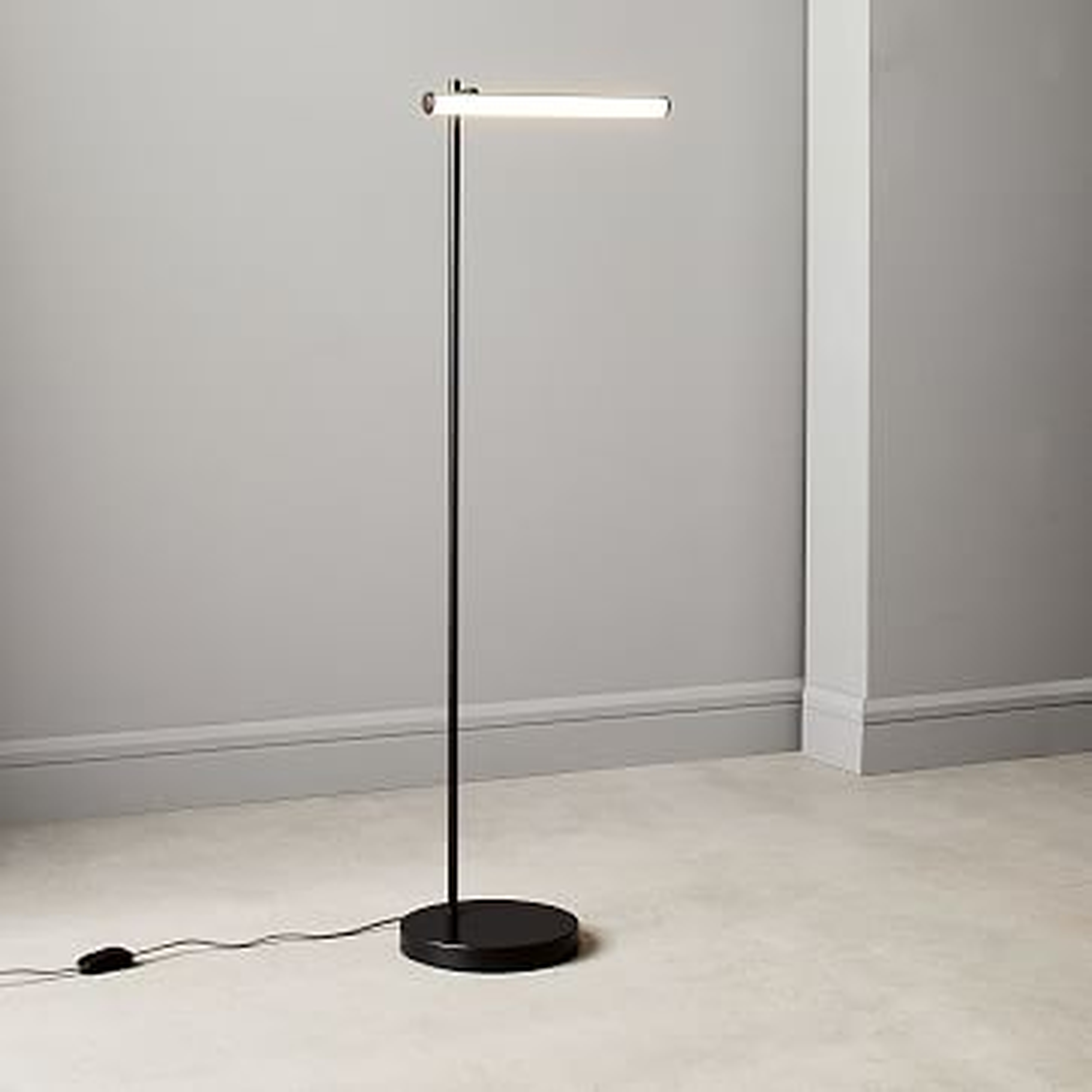 Light Rods LED Reader Floor Lamp, Dark Bronze - West Elm