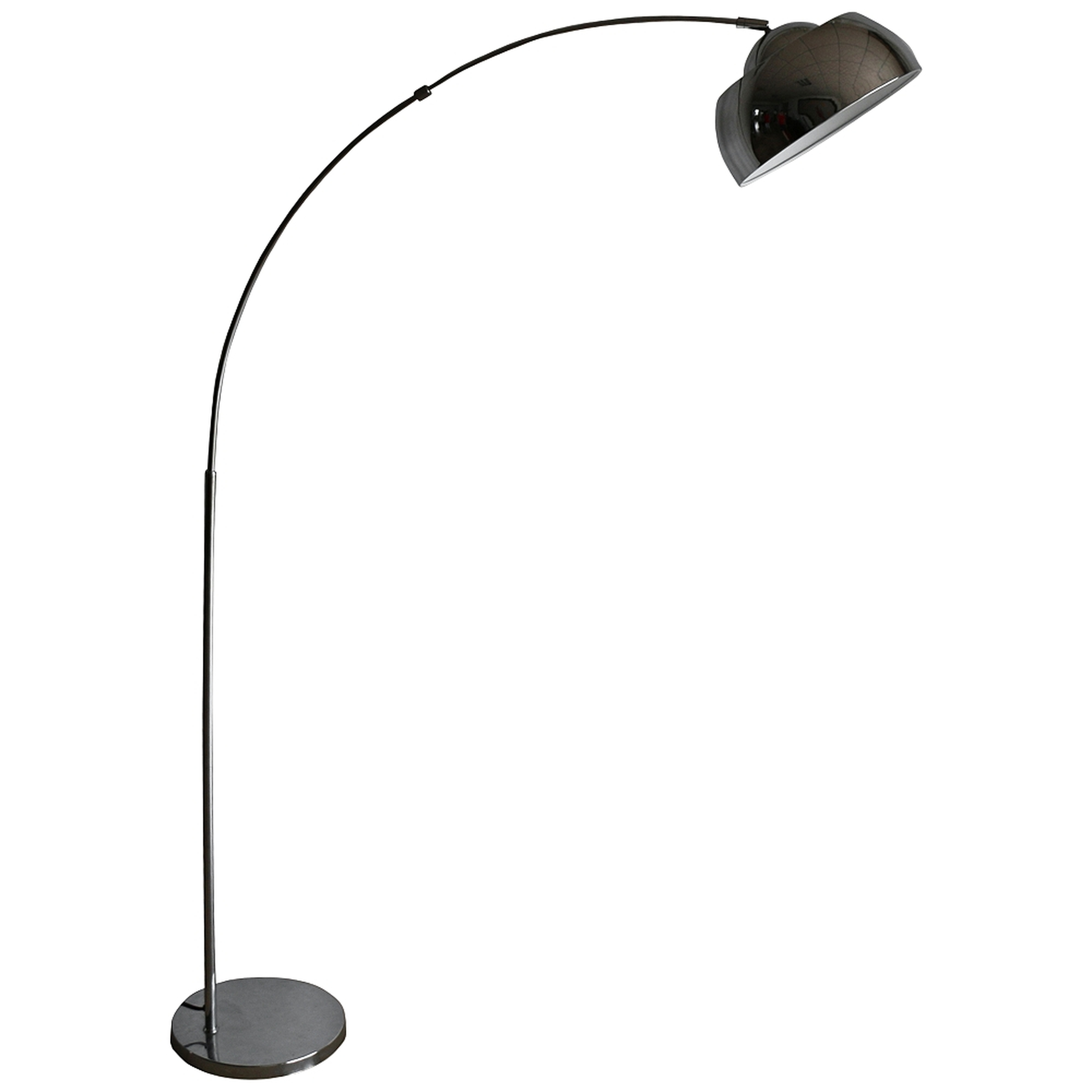 Monroe Chrome Arch Floor Lamp with Swivel Studio Lamp Head - Style # 55T59 - Lamps Plus