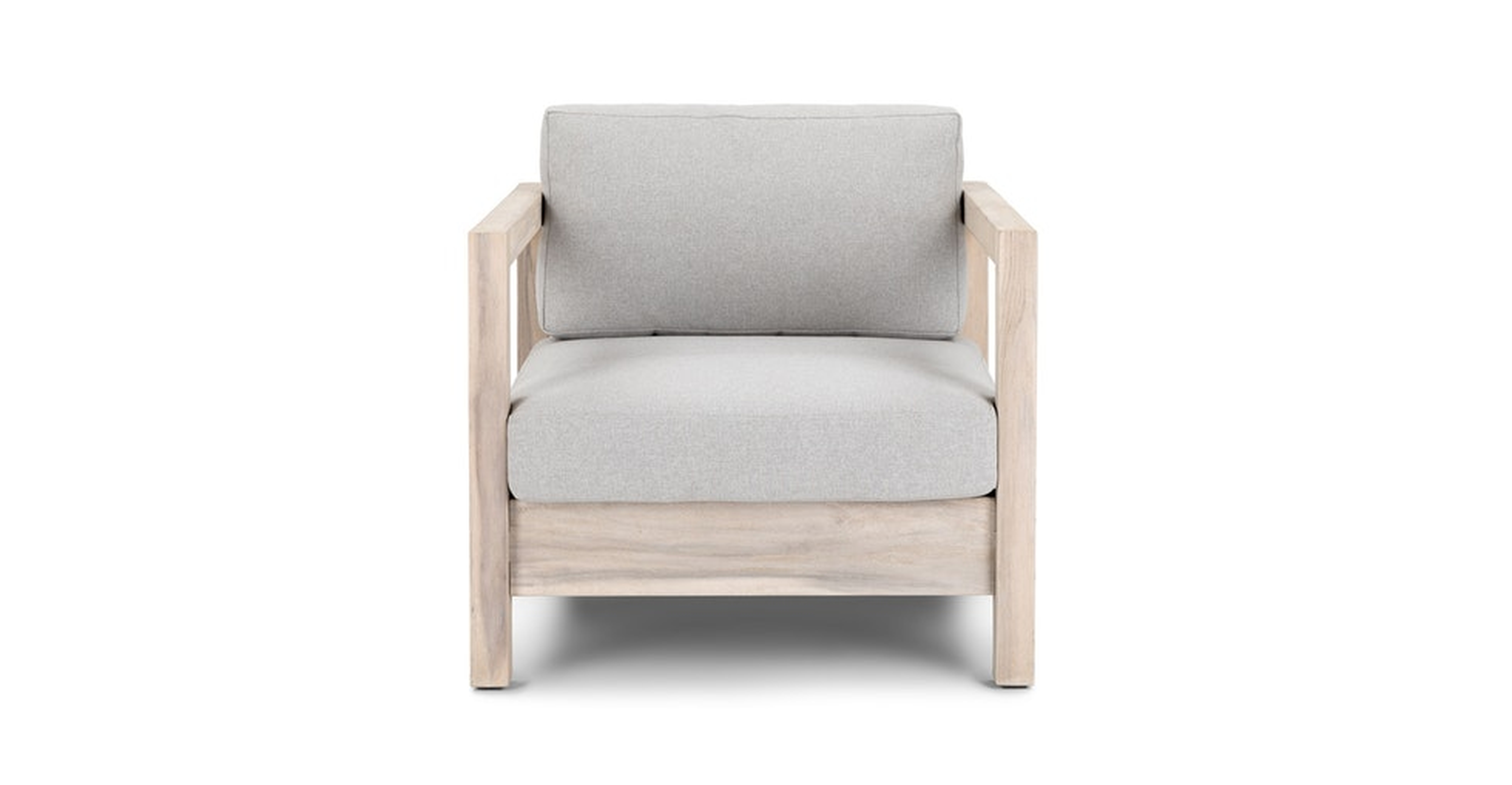 Arca Driftwood Gray Lounge Chair - Article