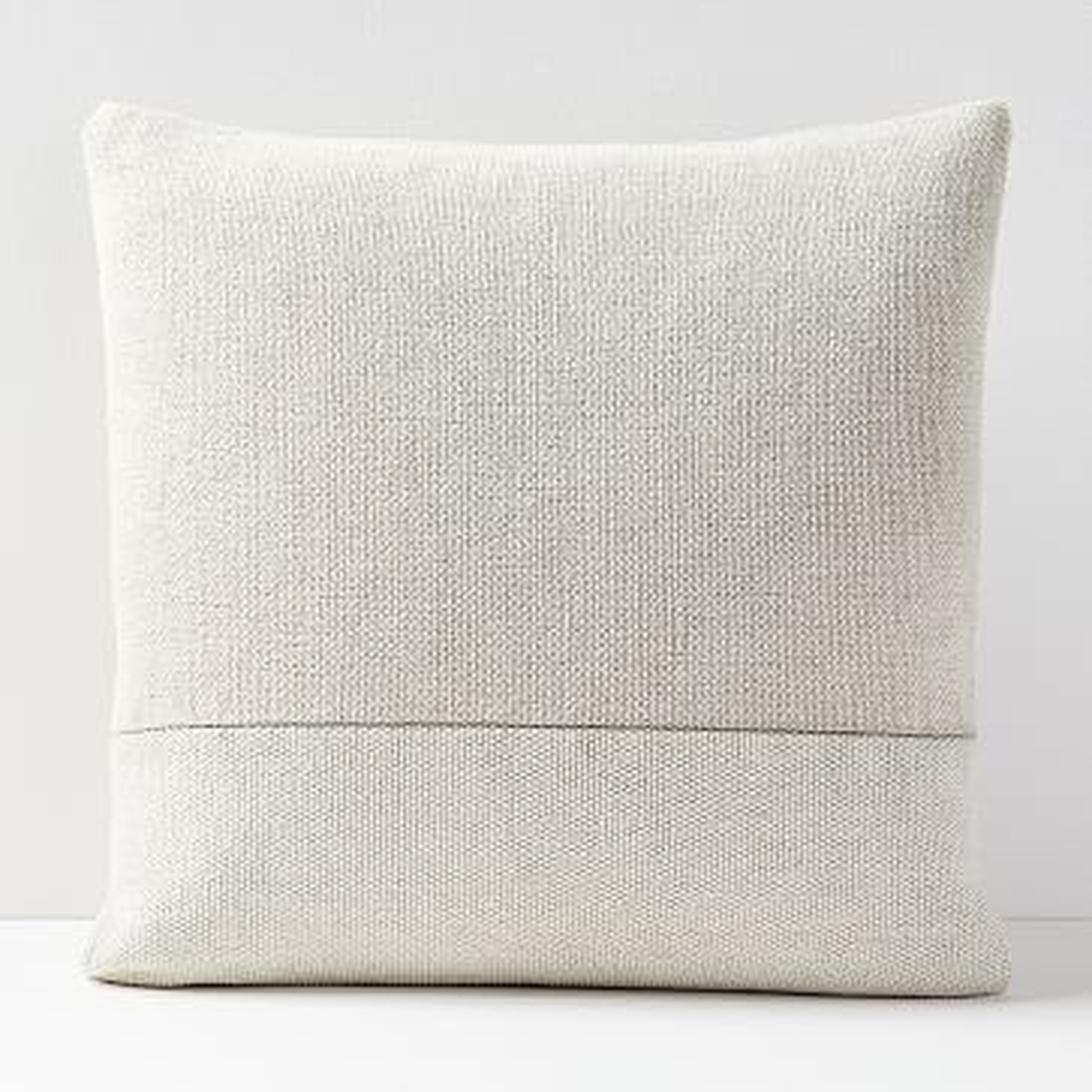 Cotton Canvas Pillow Cover, white - West Elm