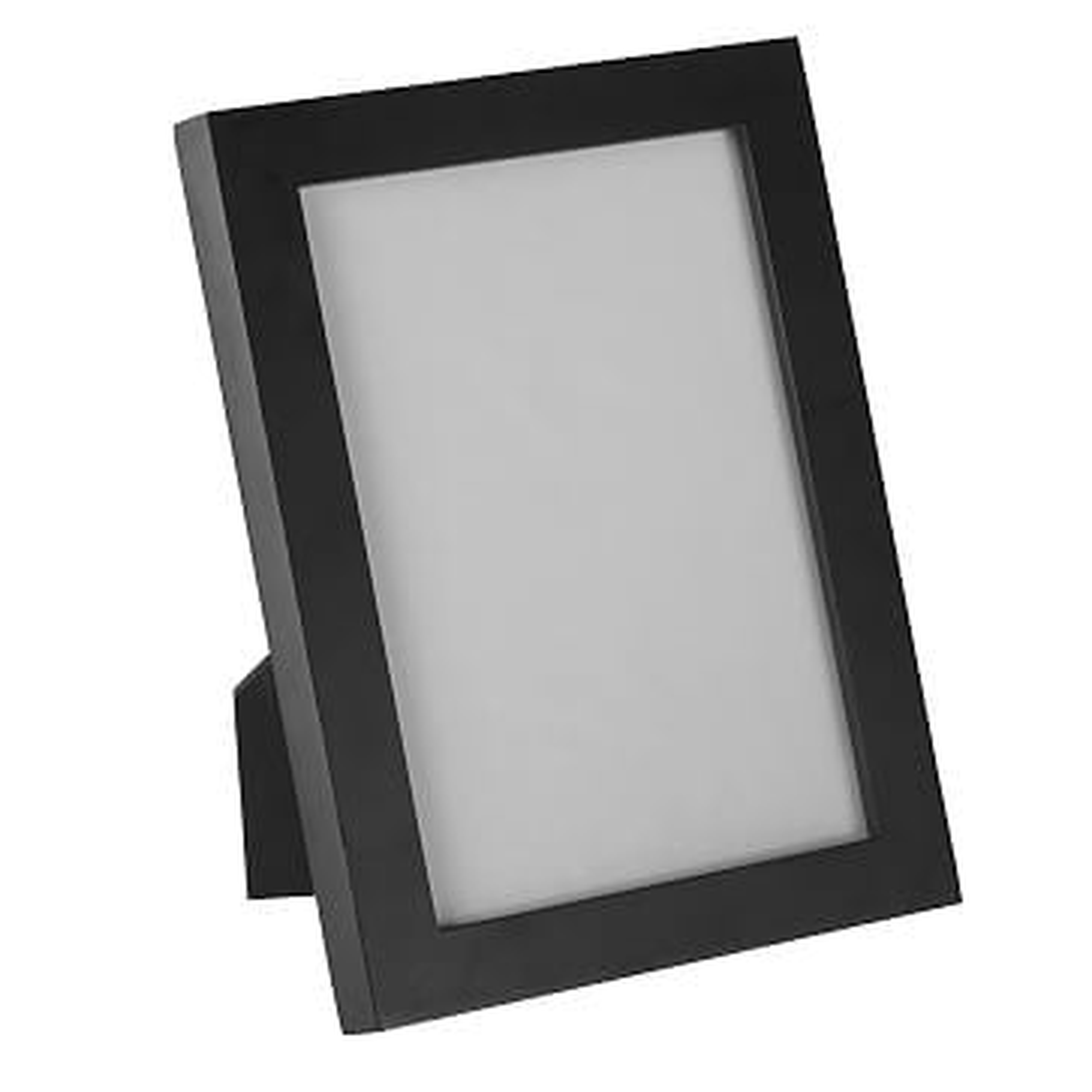 Gallery Frame, 4"x 6" (5" x 7" without mat), Black Lacquer - West Elm