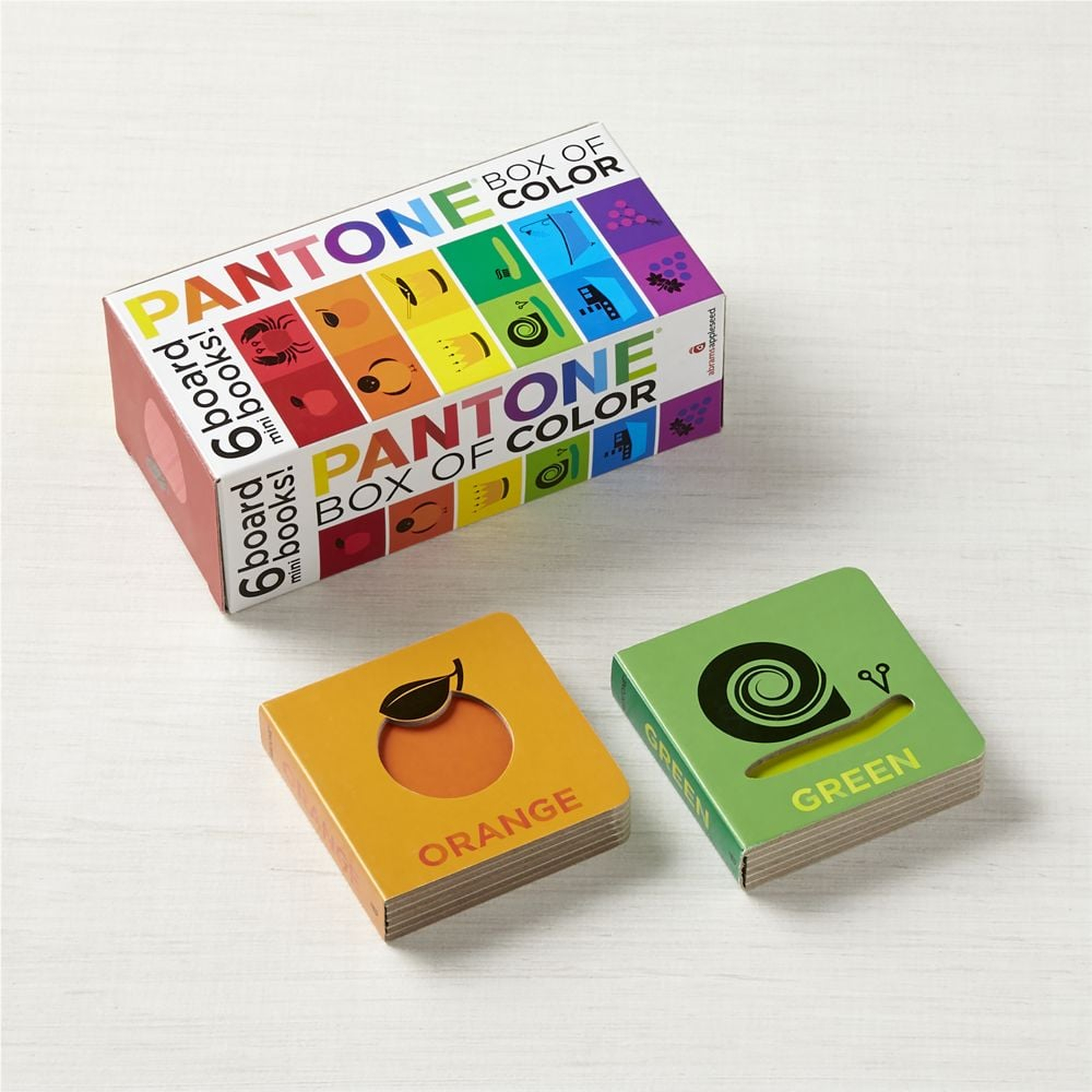 Pantone Box of Color Baby Board Books, Set of 6 - Crate and Barrel
