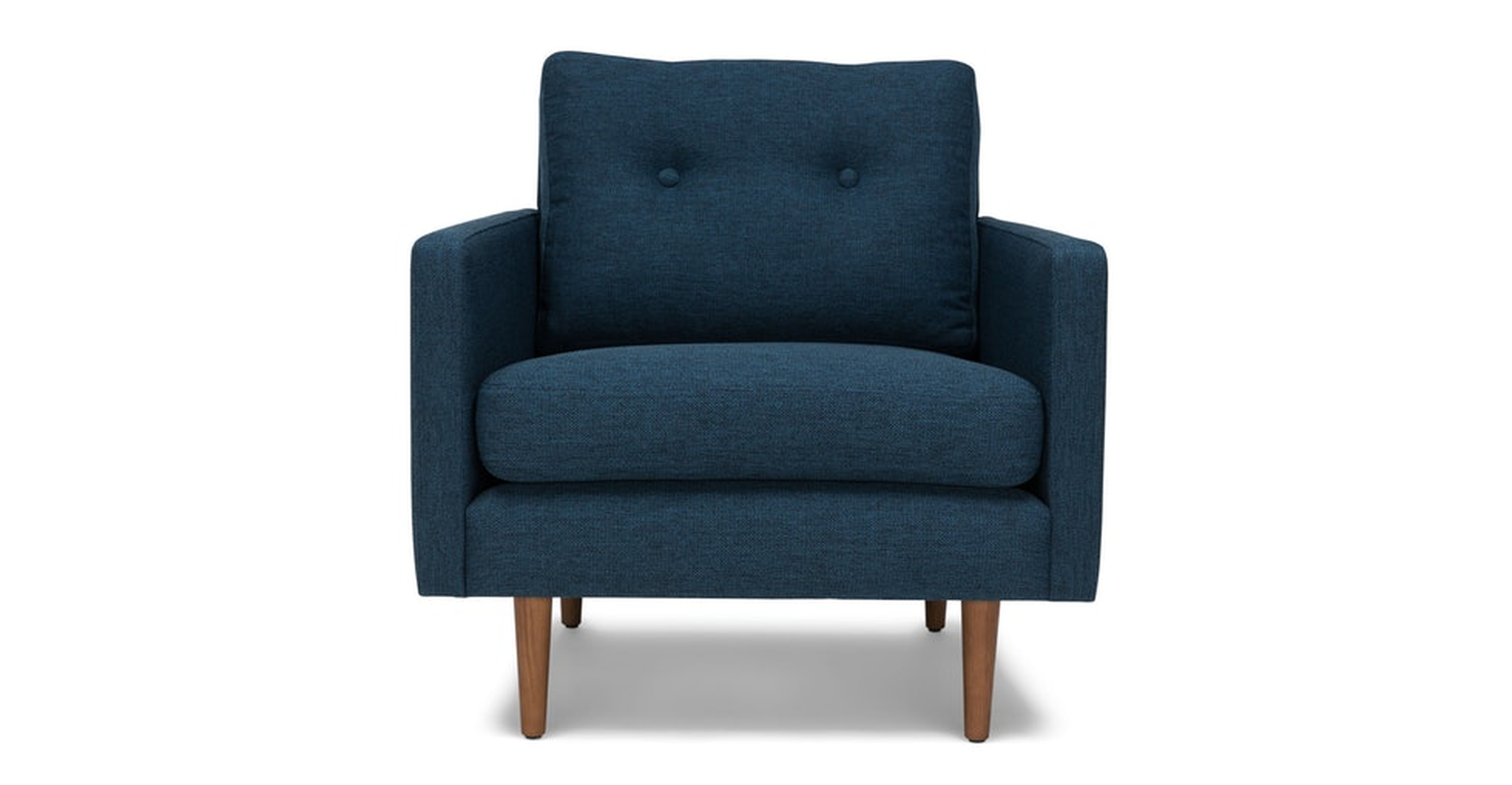 Anton Twilight Blue Lounge Chair - Article