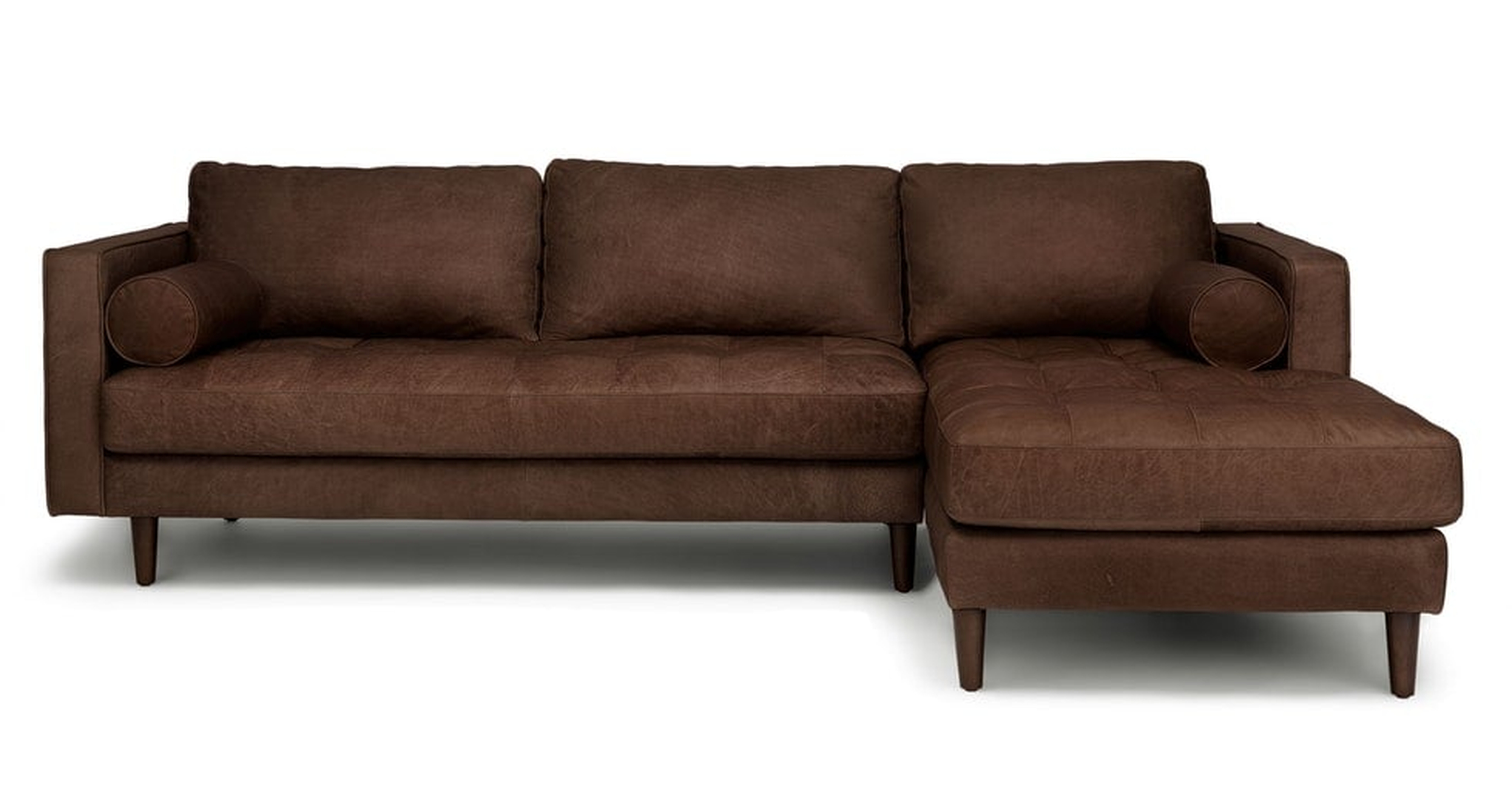 Sven Charme Chocolat Right Sectional Sofa - Article