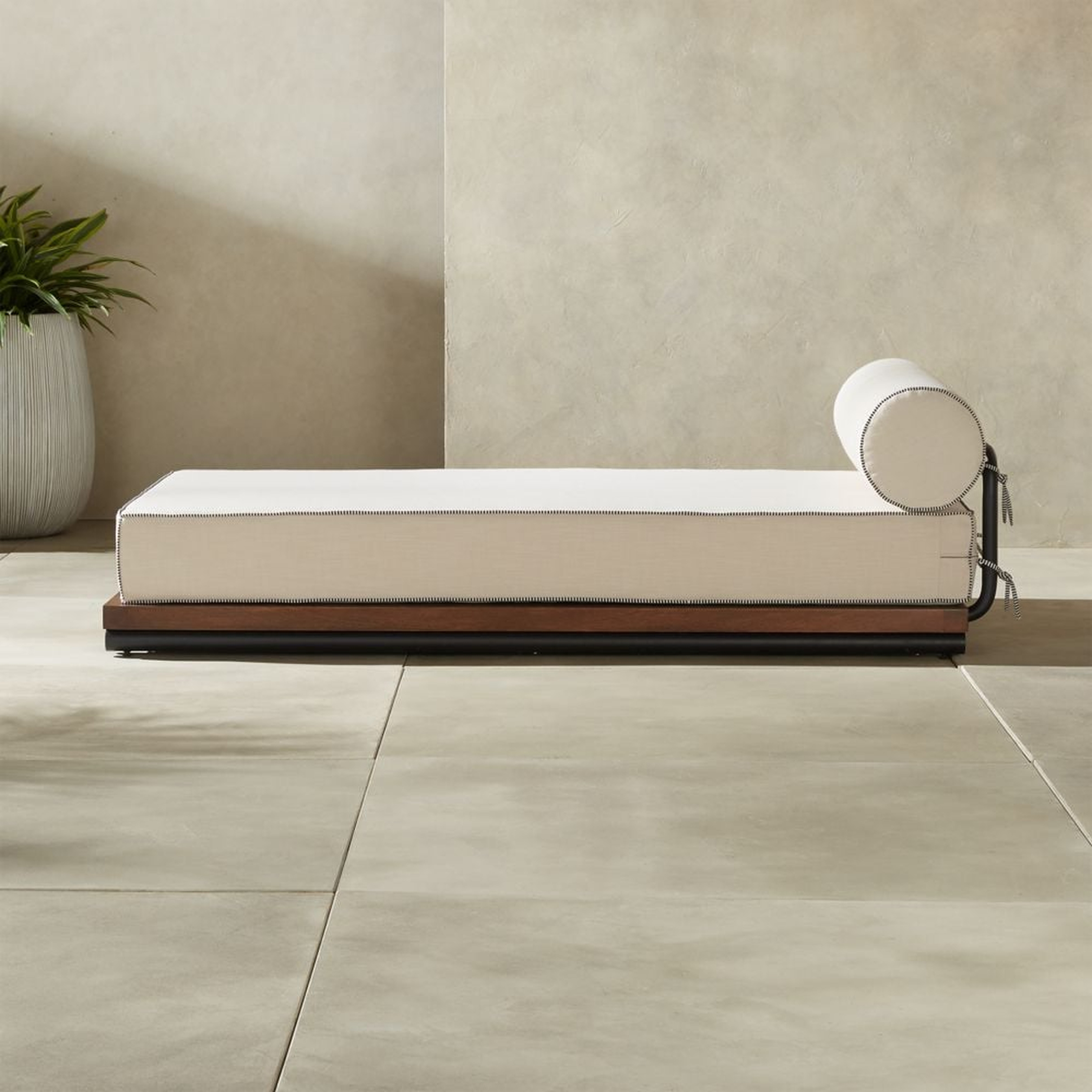 Bizerte Outdoor Chaise Lounge - CB2