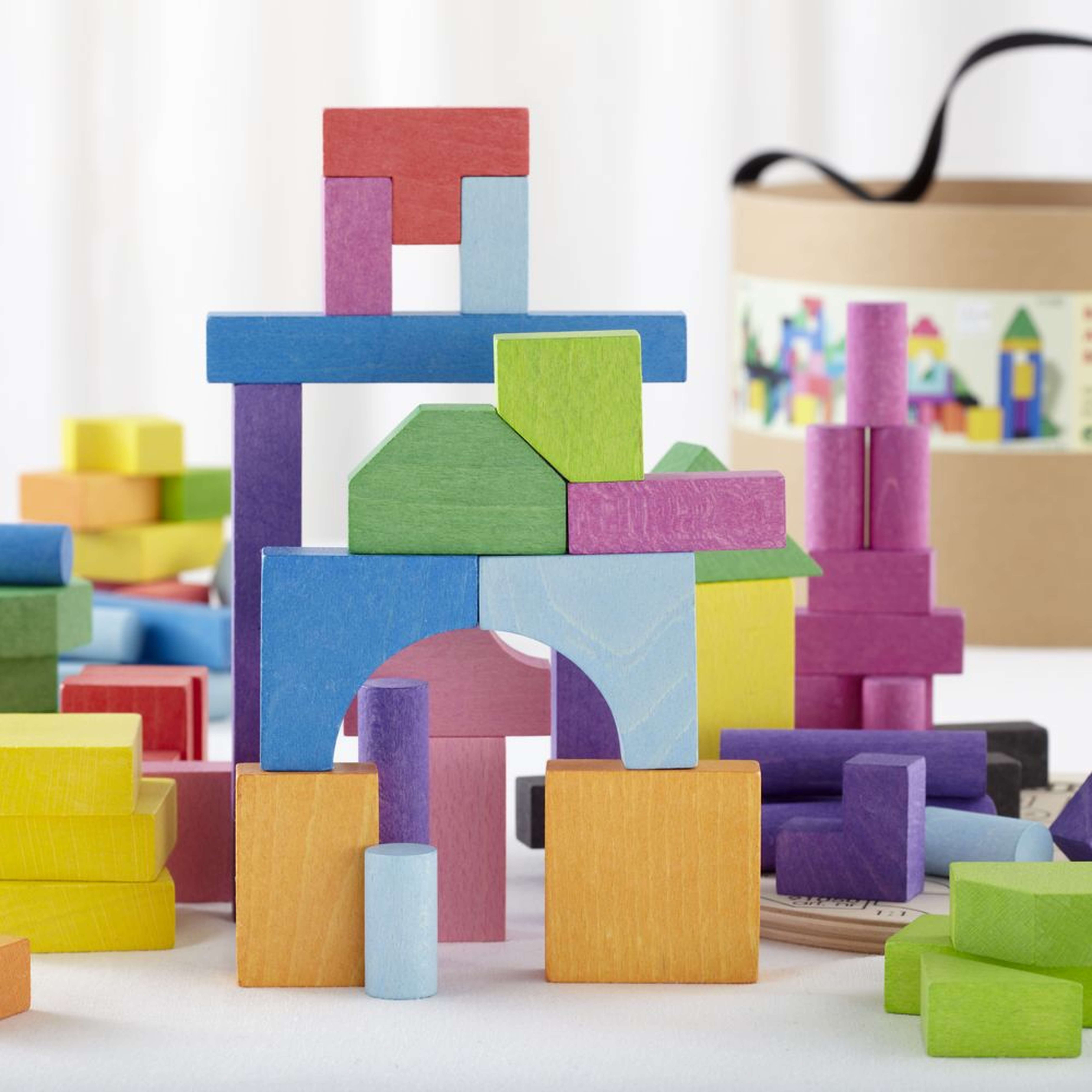 Wooden Block Set - Crate & Kids