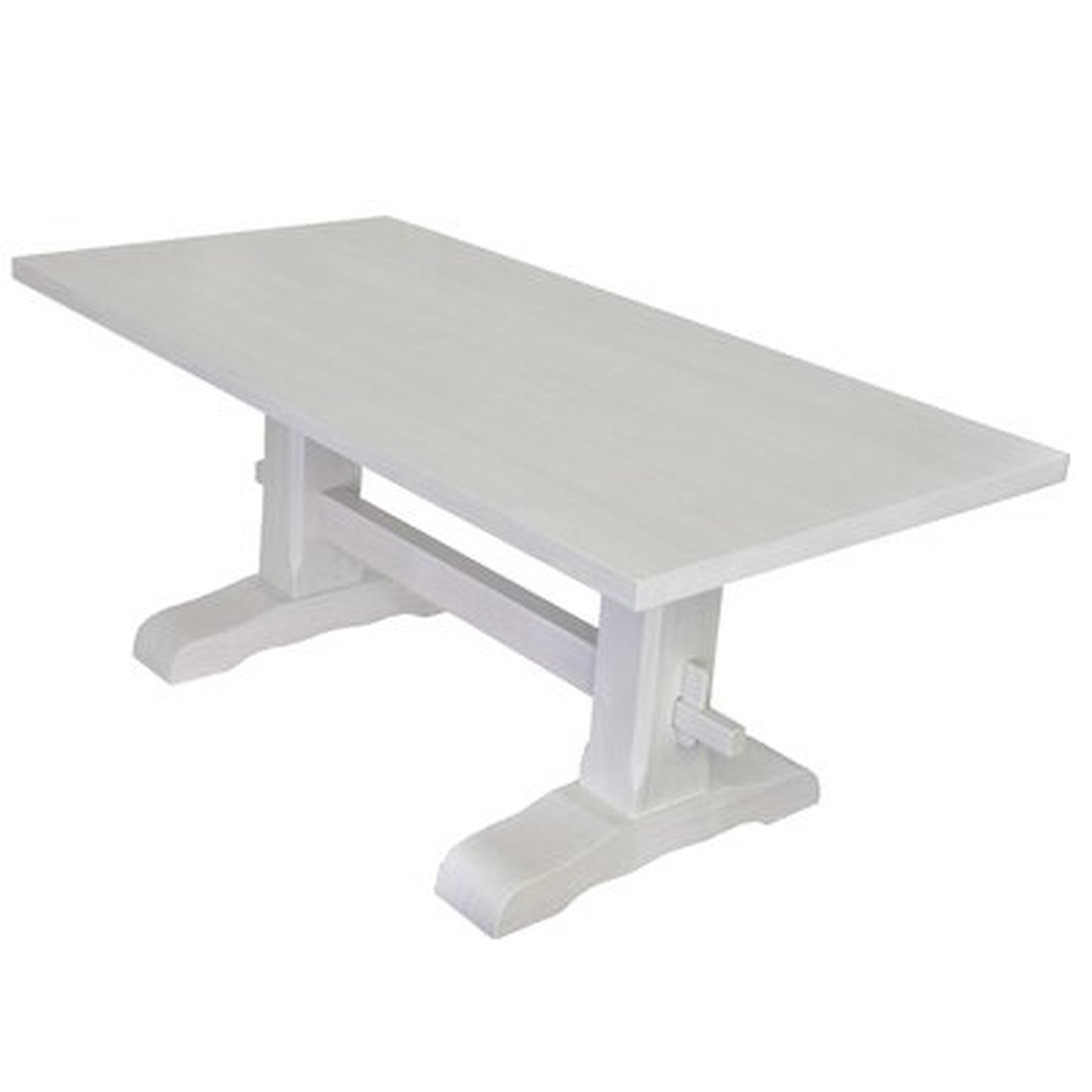 Pure White Trestle Table - Wayfair