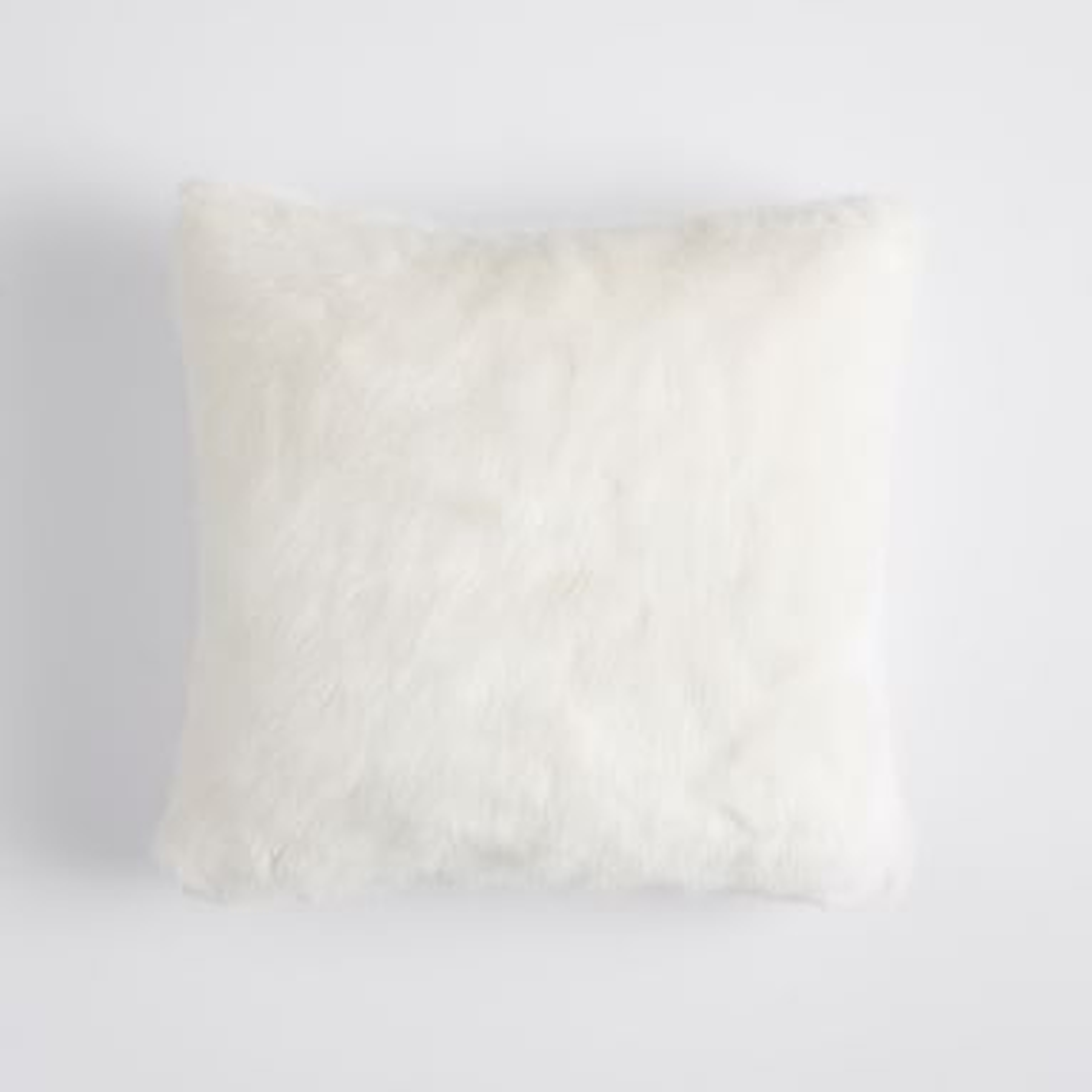 Ivory Ice Faux-Fur Pillow Cover, 18X18 - Pottery Barn Teen