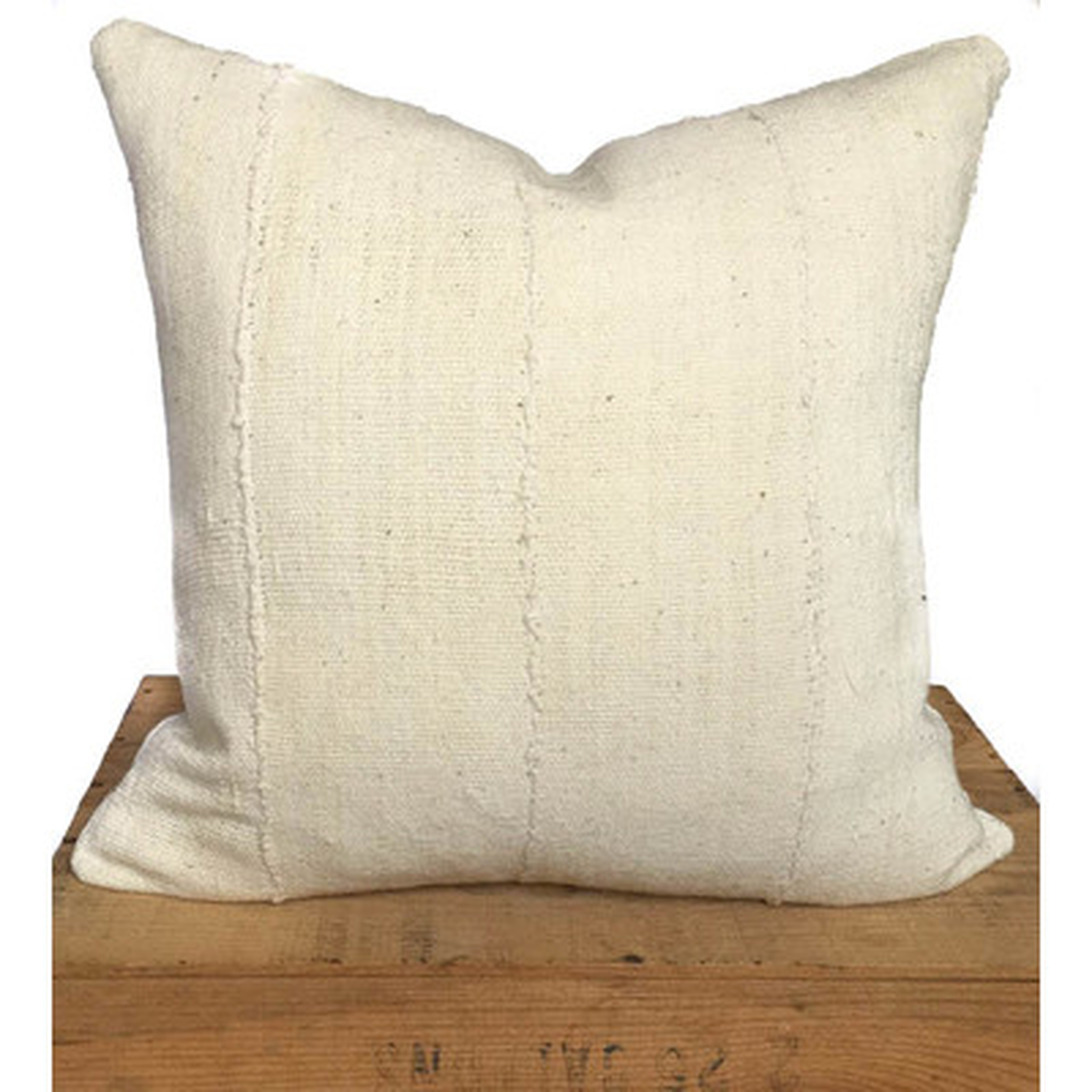 Plain African Mud Cloth Pillow Cover - Wayfair