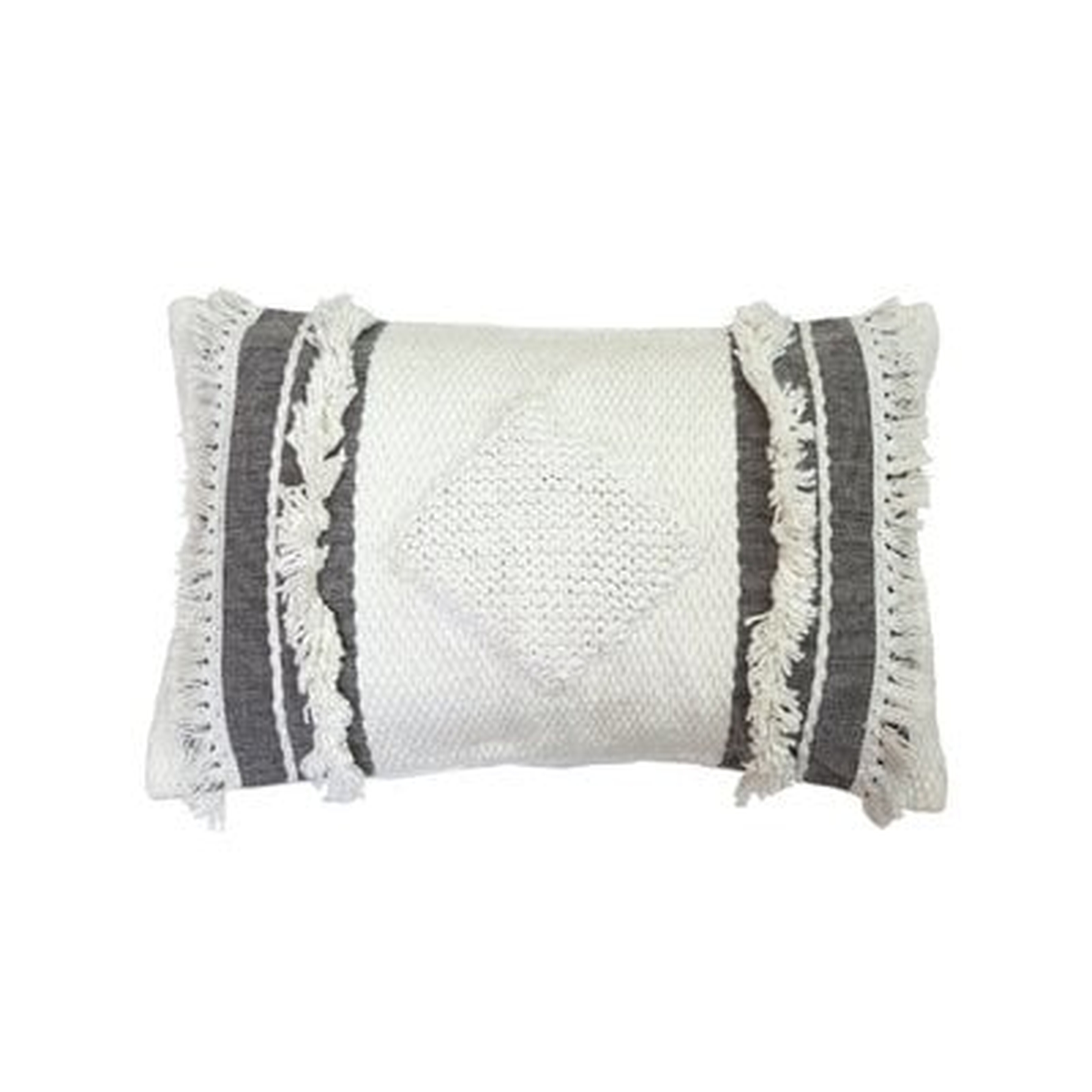 Bridgecliff Hand Woven Cotton Lumbar Pillow - Wayfair
