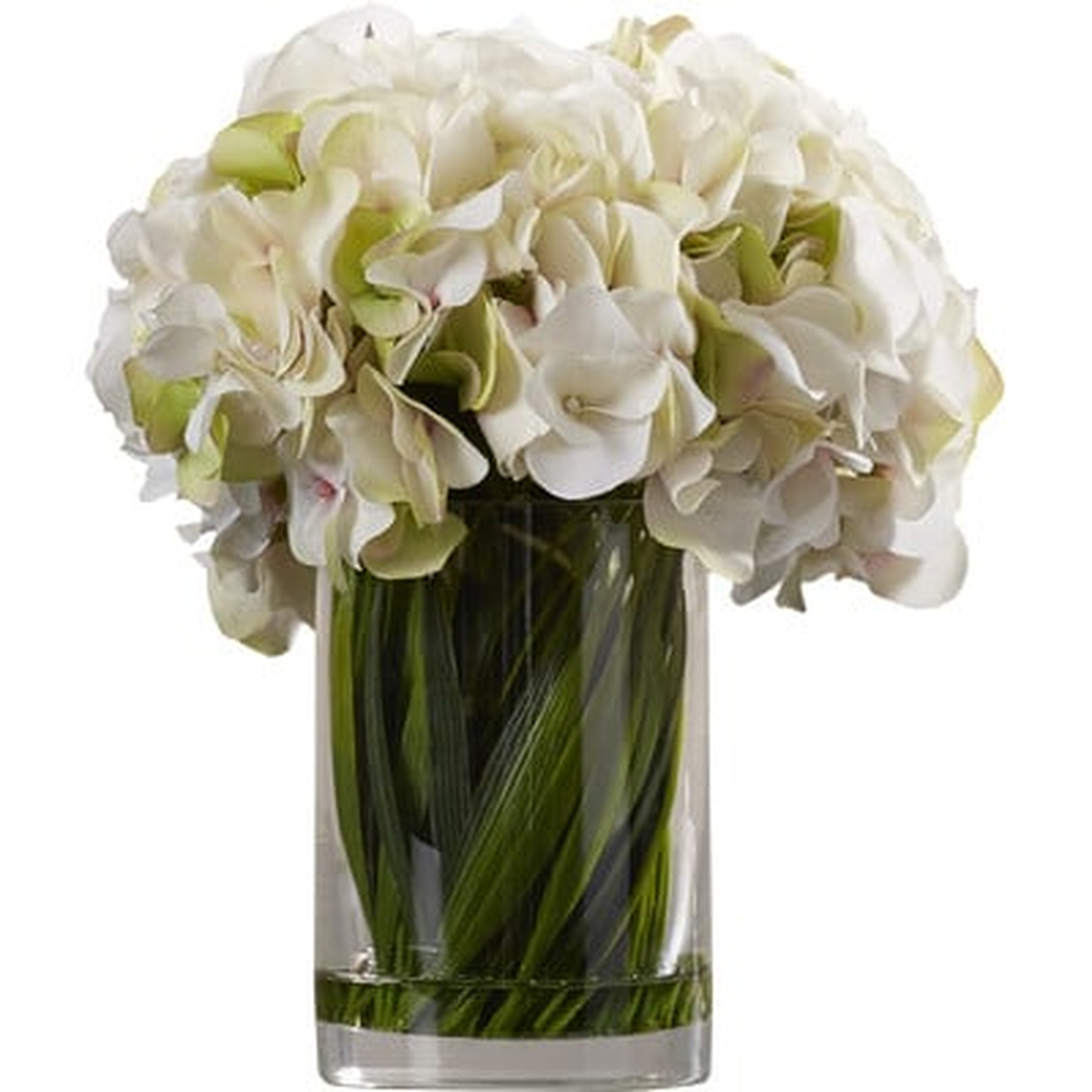 Collingwood Hydrangea Floral Arrangement in Vase - AllModern