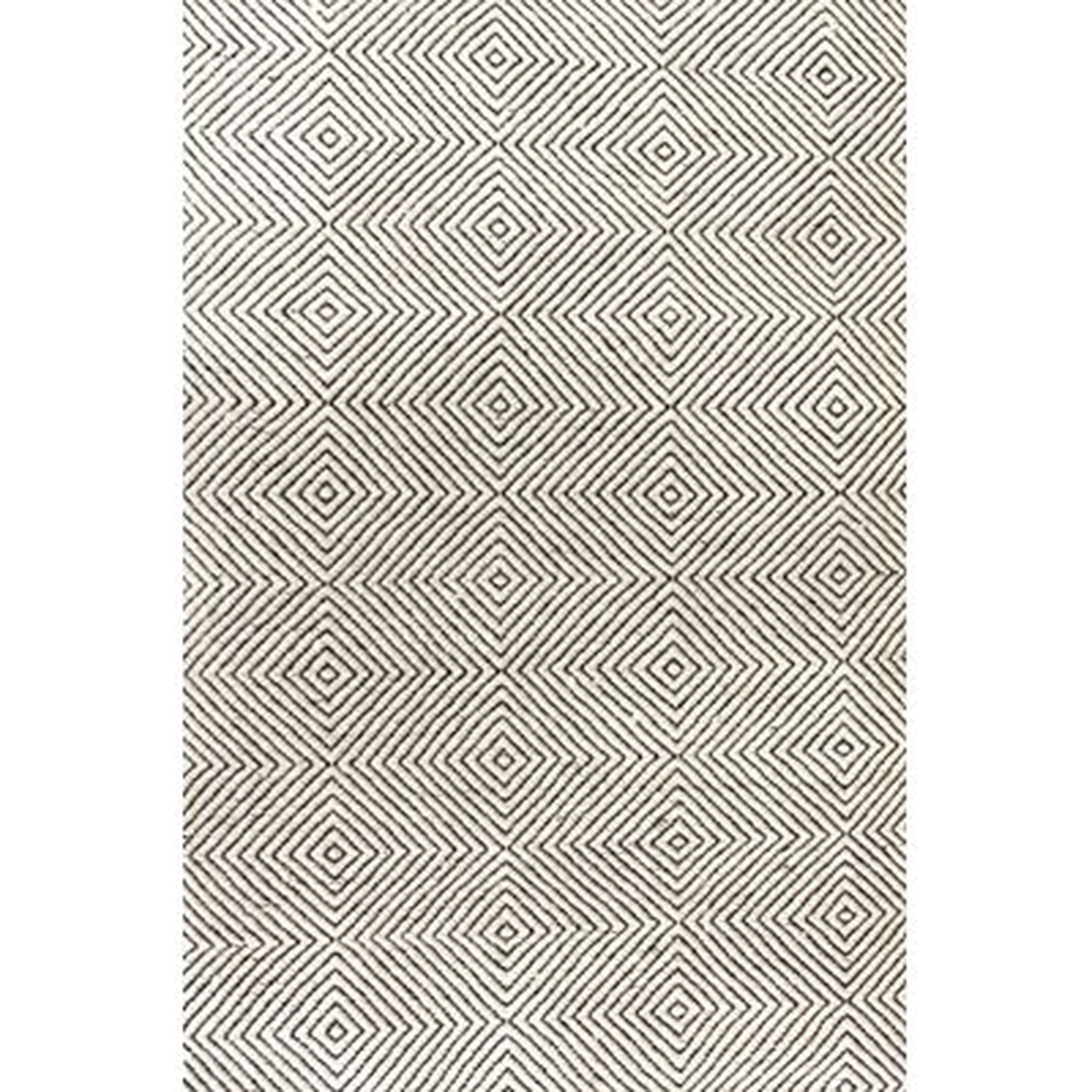 Marcelo Hand-Tufted Wool/Cotton Ivory Area Rug - AllModern