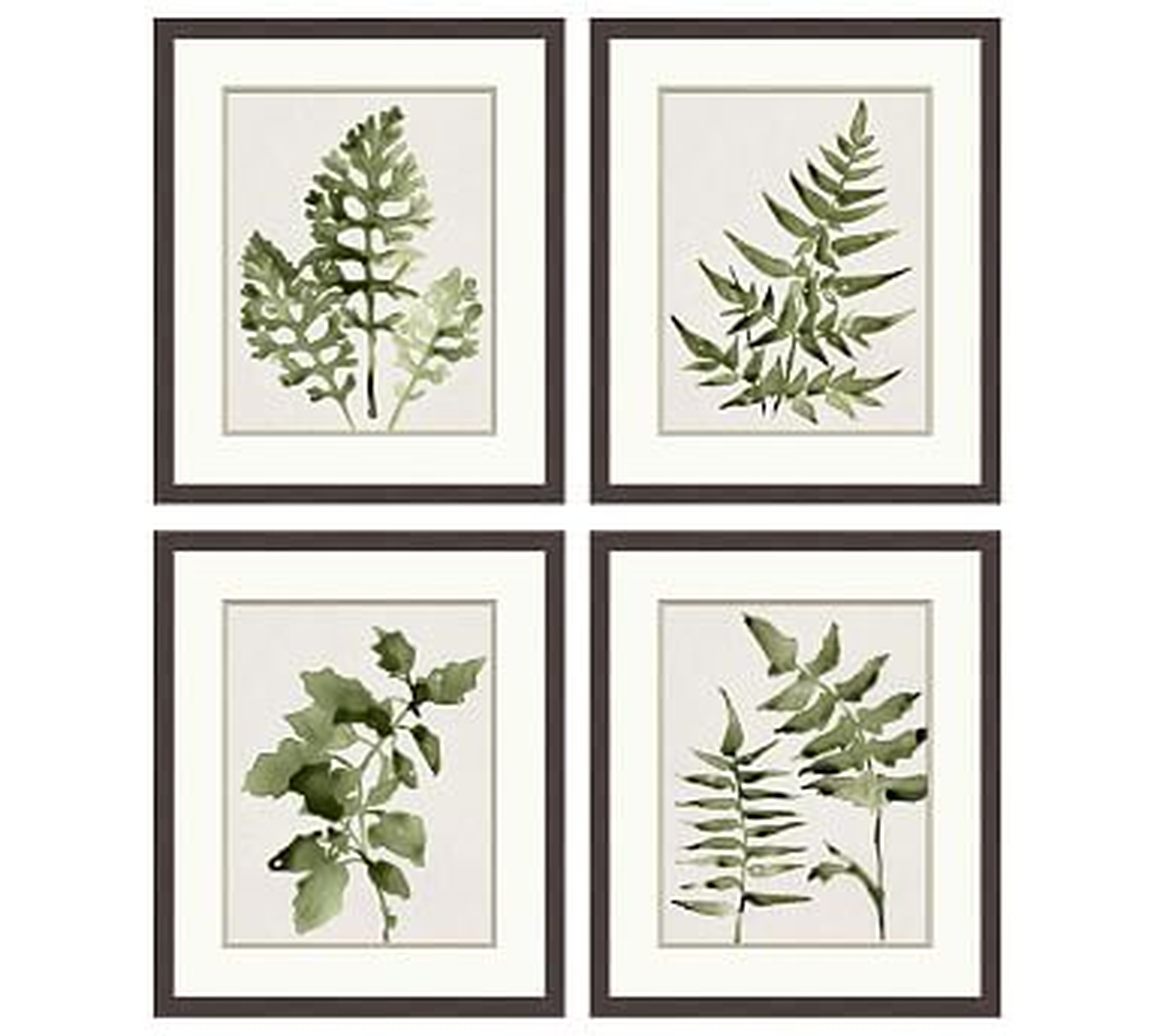 Watercolor Leaf - Set of 4 - Pottery Barn