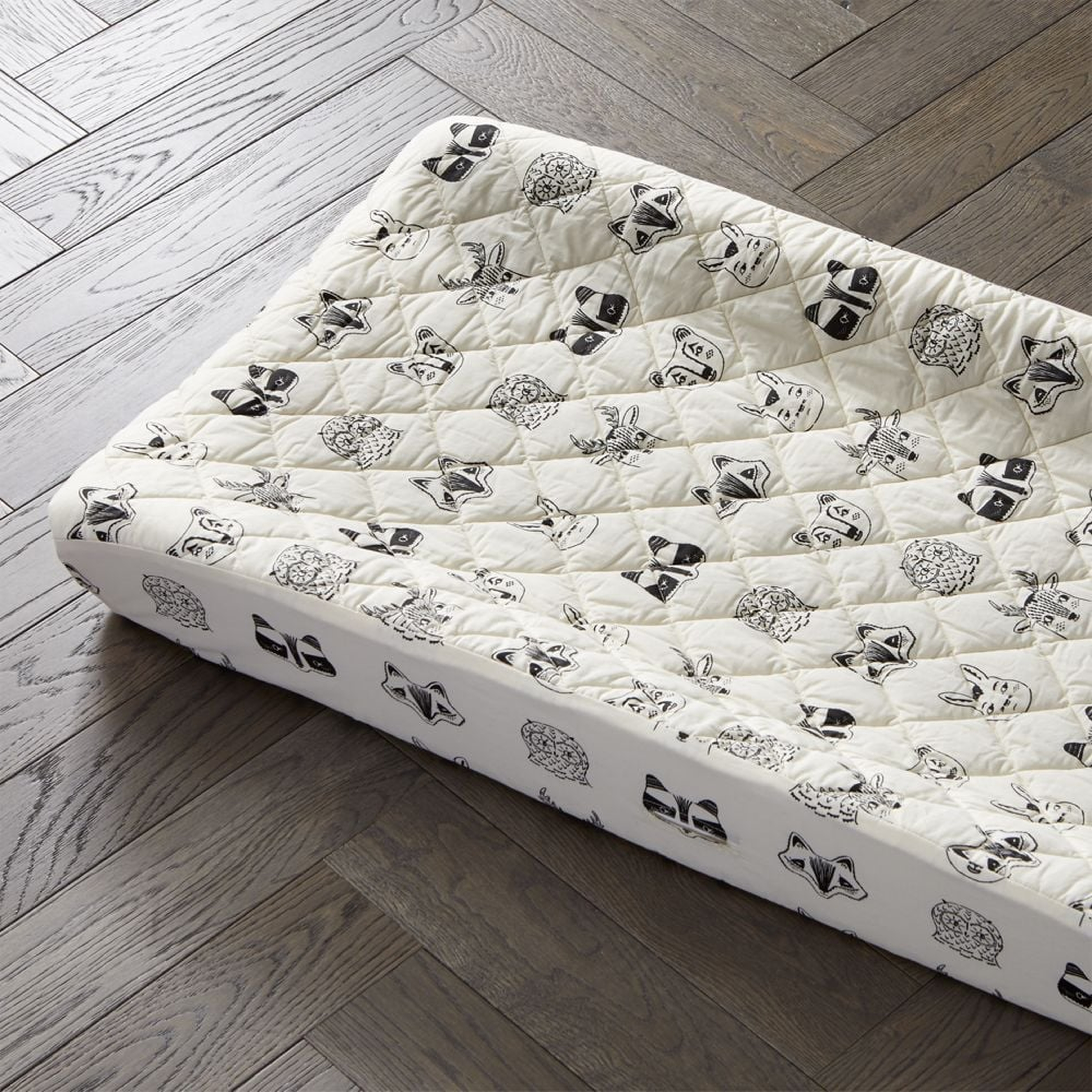 Roxy Marj Woodland Animal Baby Changing Pad Cover - Crate and Barrel