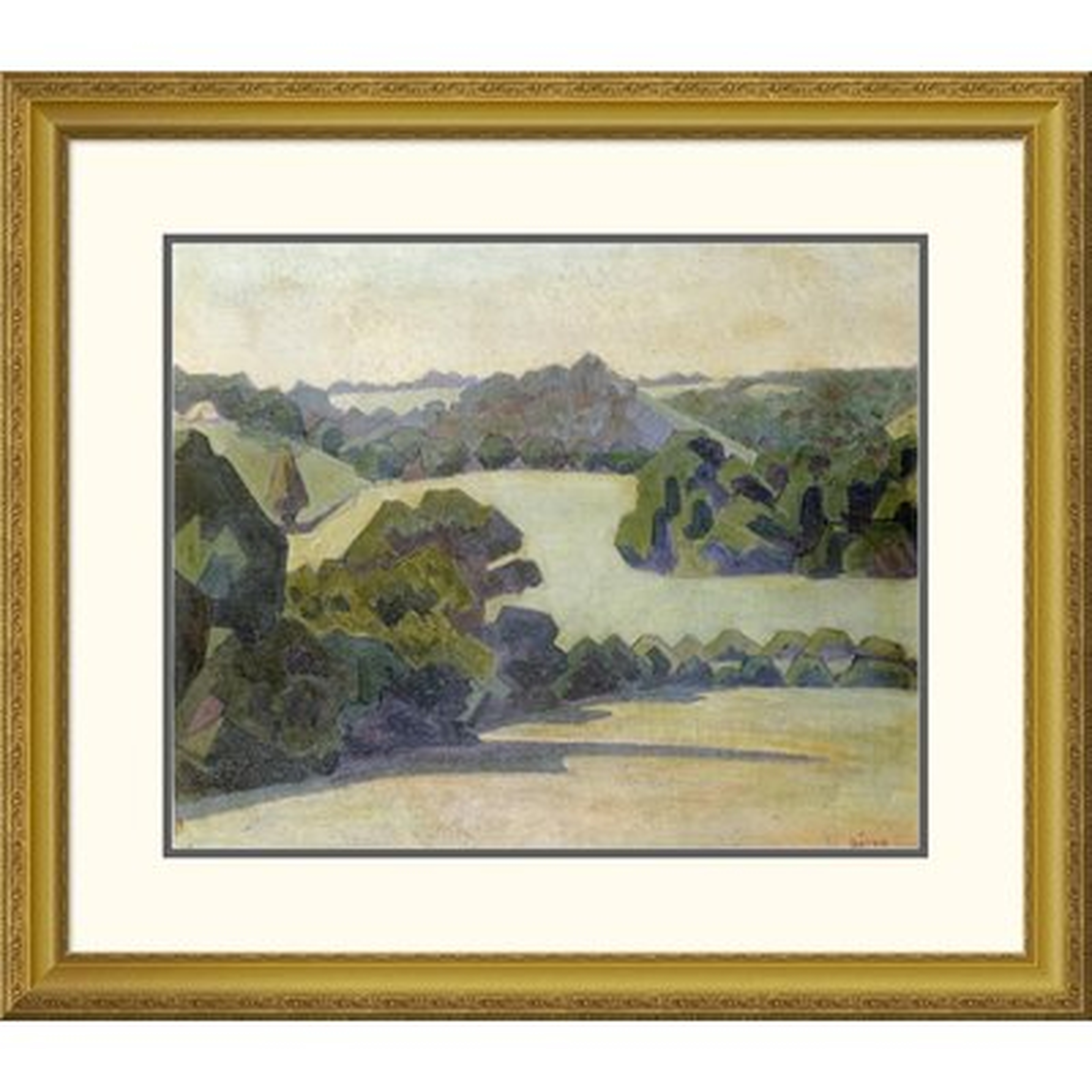 'West Country Landscape' by Robert Bevan Framed Painting Print - Wayfair