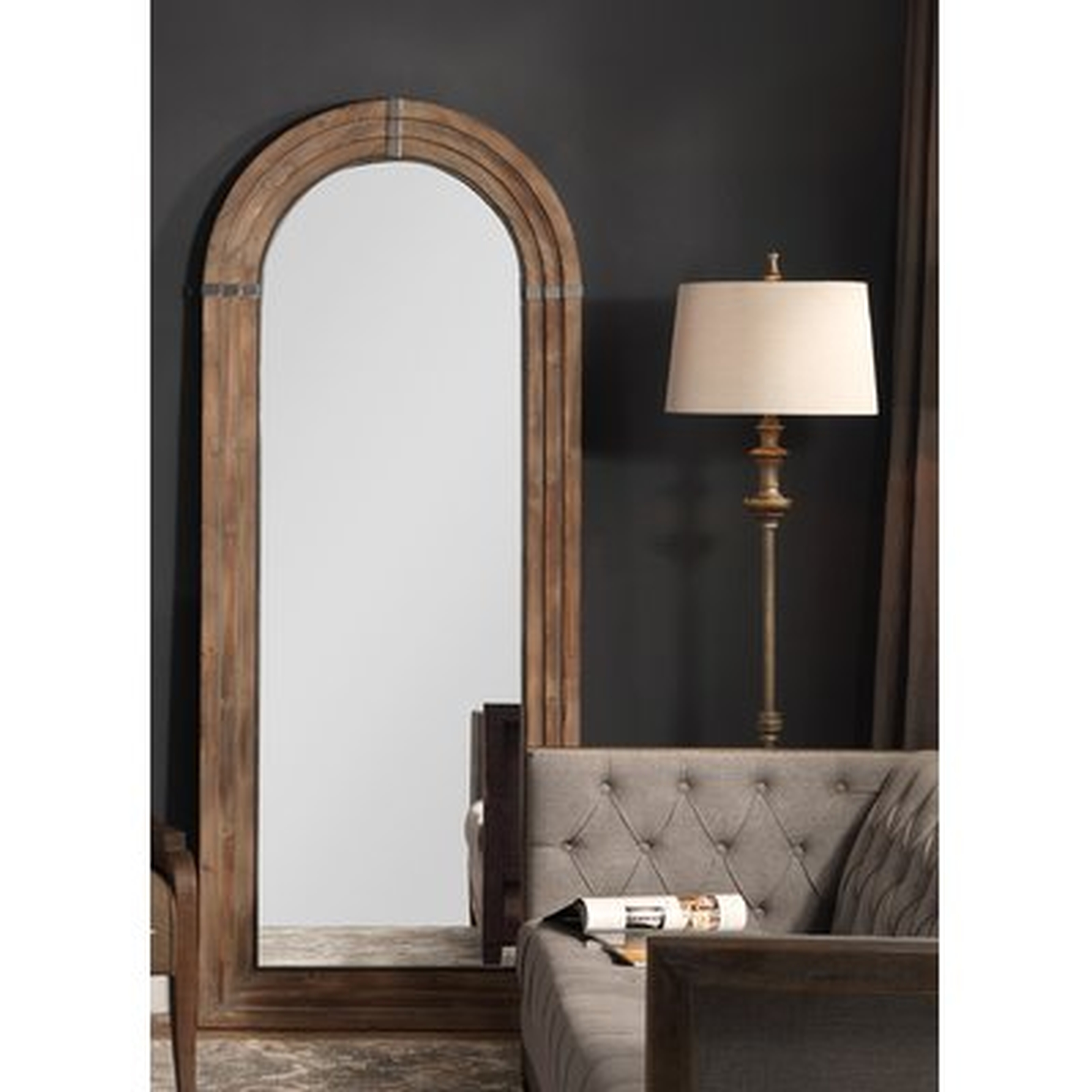 Sasha Wooden Arch Full Length Mirror - Wayfair