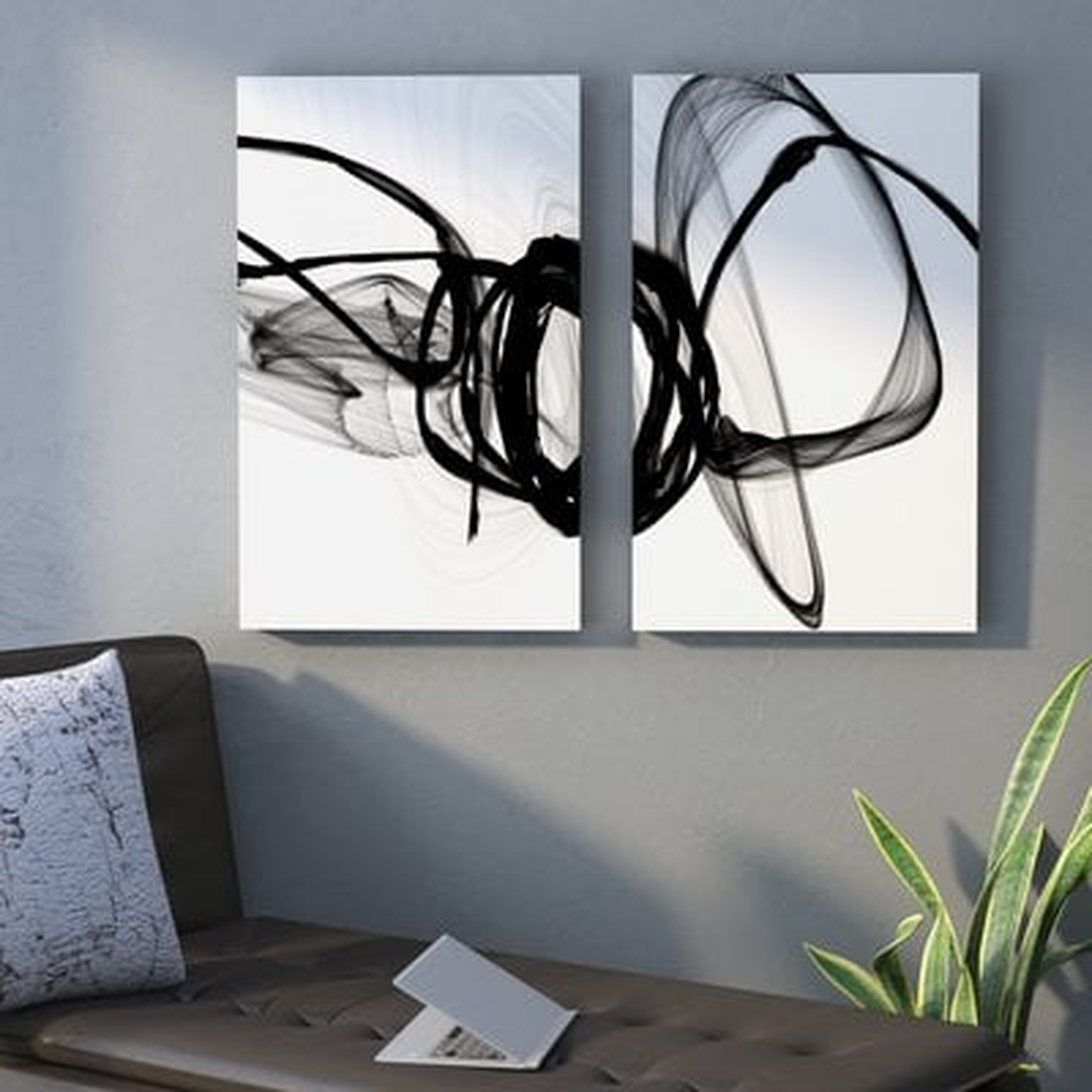 That Energy 2 Piece Graphic Art on Wrapped Canvas Set - Birch Lane