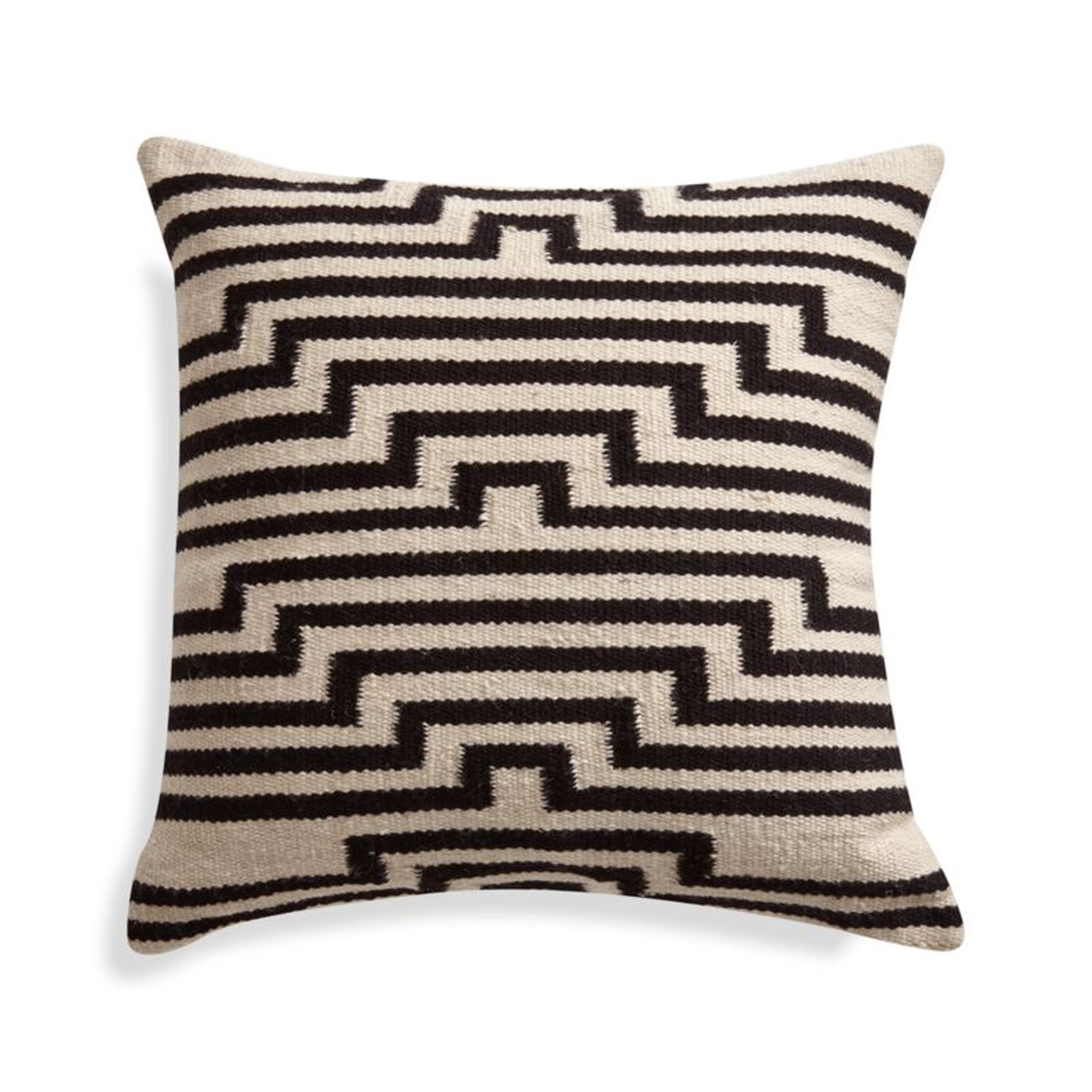 Mohave Lines 19"x19" Indoor/Outdoor Pillow - Crate and Barrel