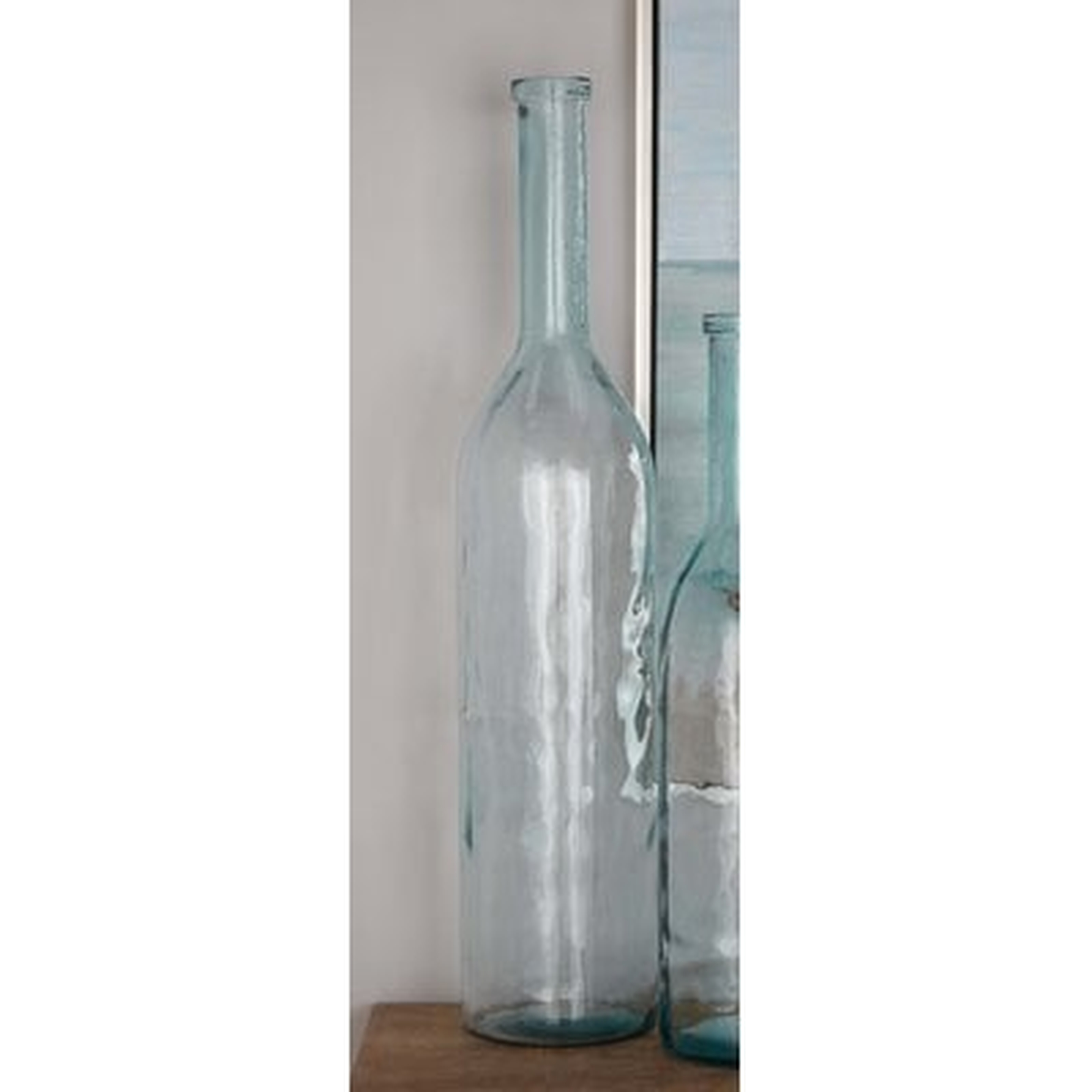 Bocana Glass Bottle Floor Vase - Wayfair
