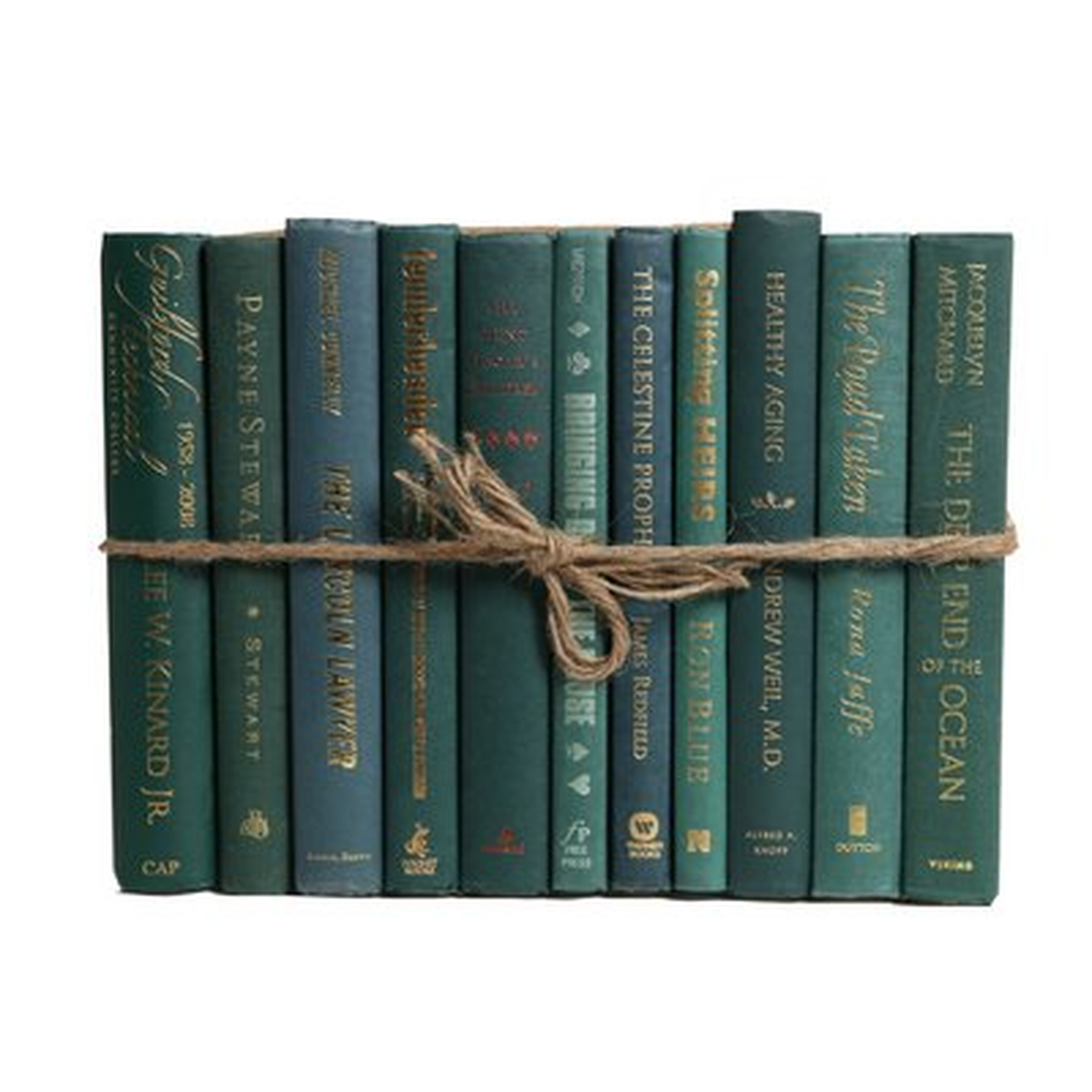Authentic Decorative Books - By Color Modern Forest ColorPak (1 Linear Foot, 10-12 Books) - Wayfair