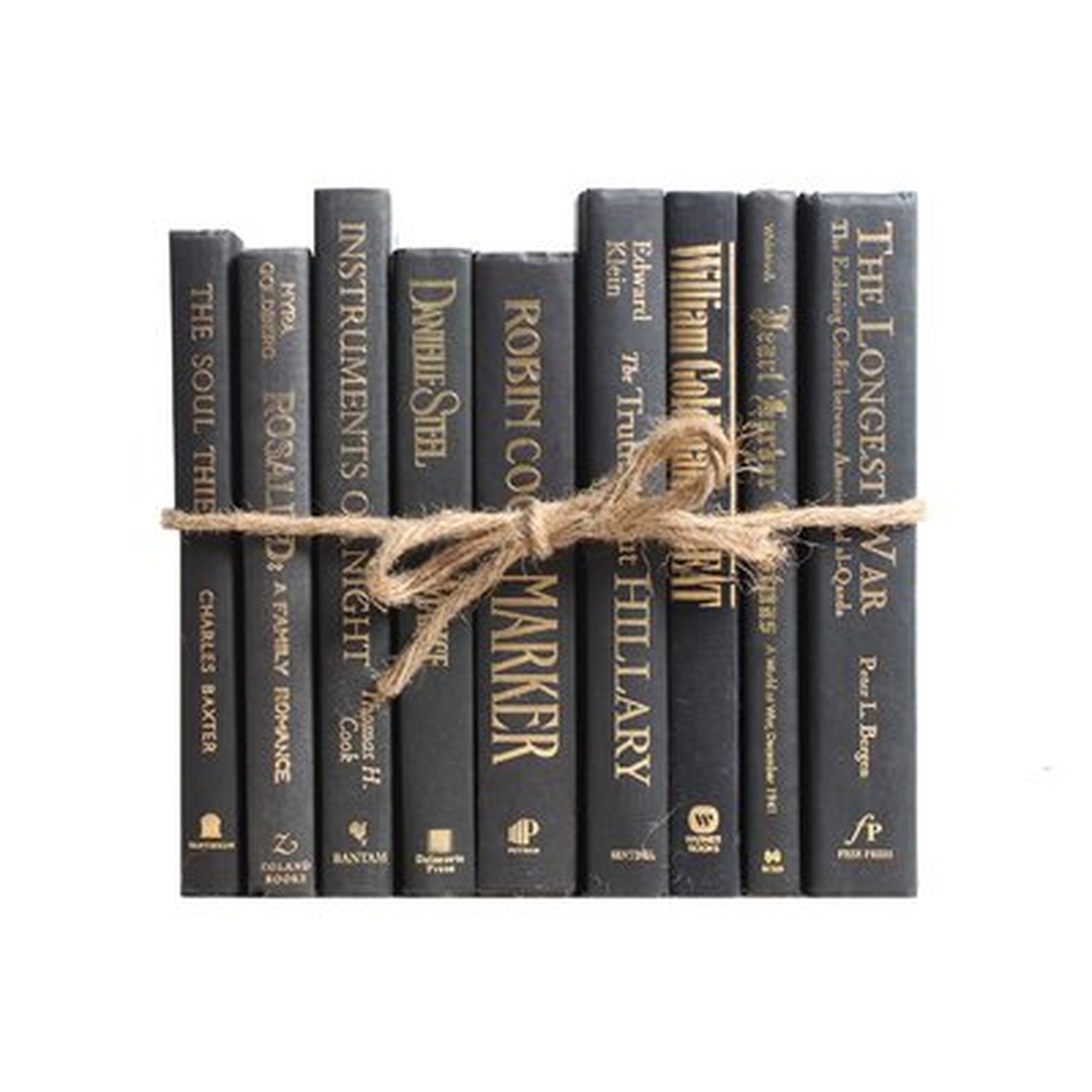 Authentic Decorative Books - By Color Modern Luxe ColorPak (1 Linear Foot, 10-12 Books) - Wayfair