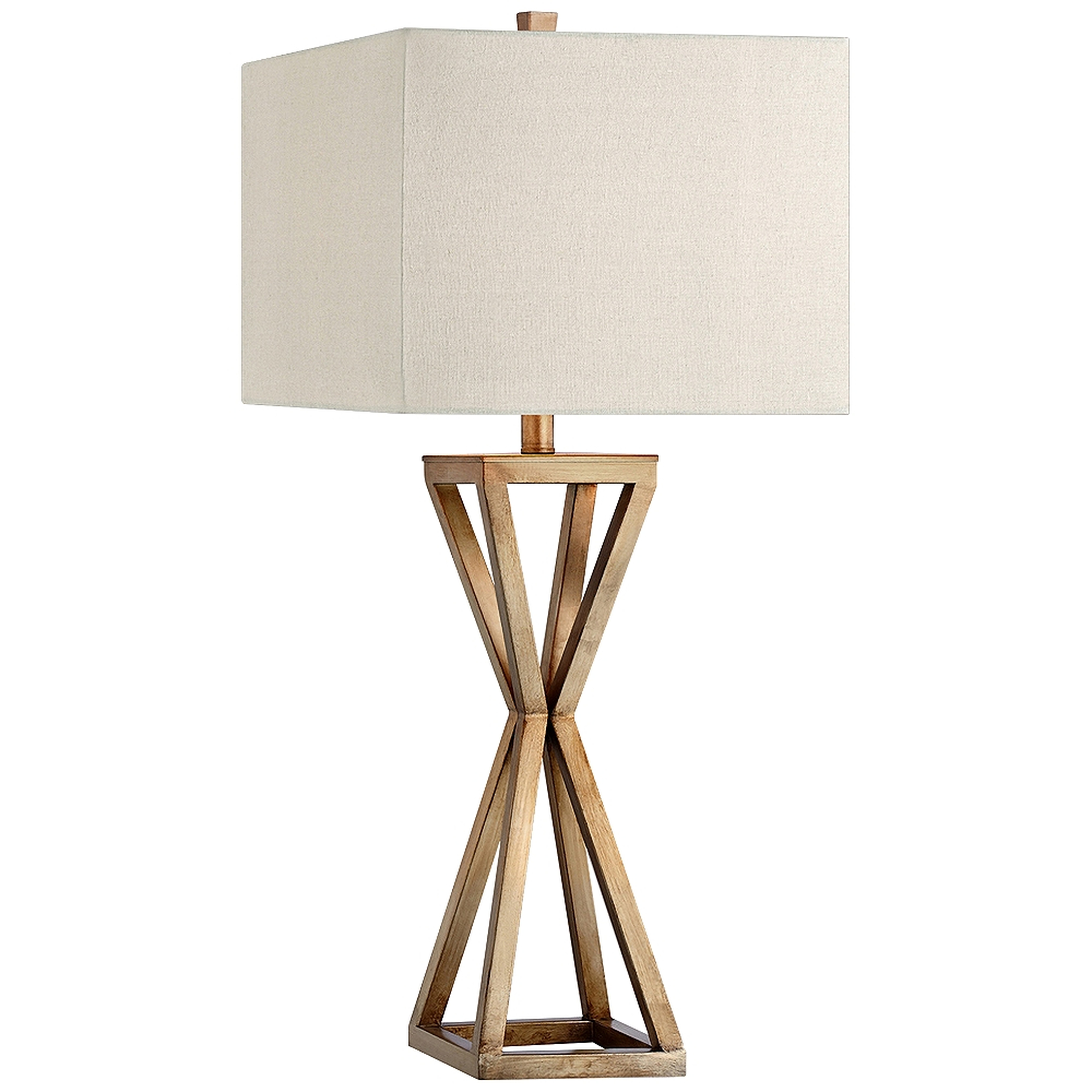 Ezra Painted Gold Table Lamp - Style # 44E11 - Lamps Plus
