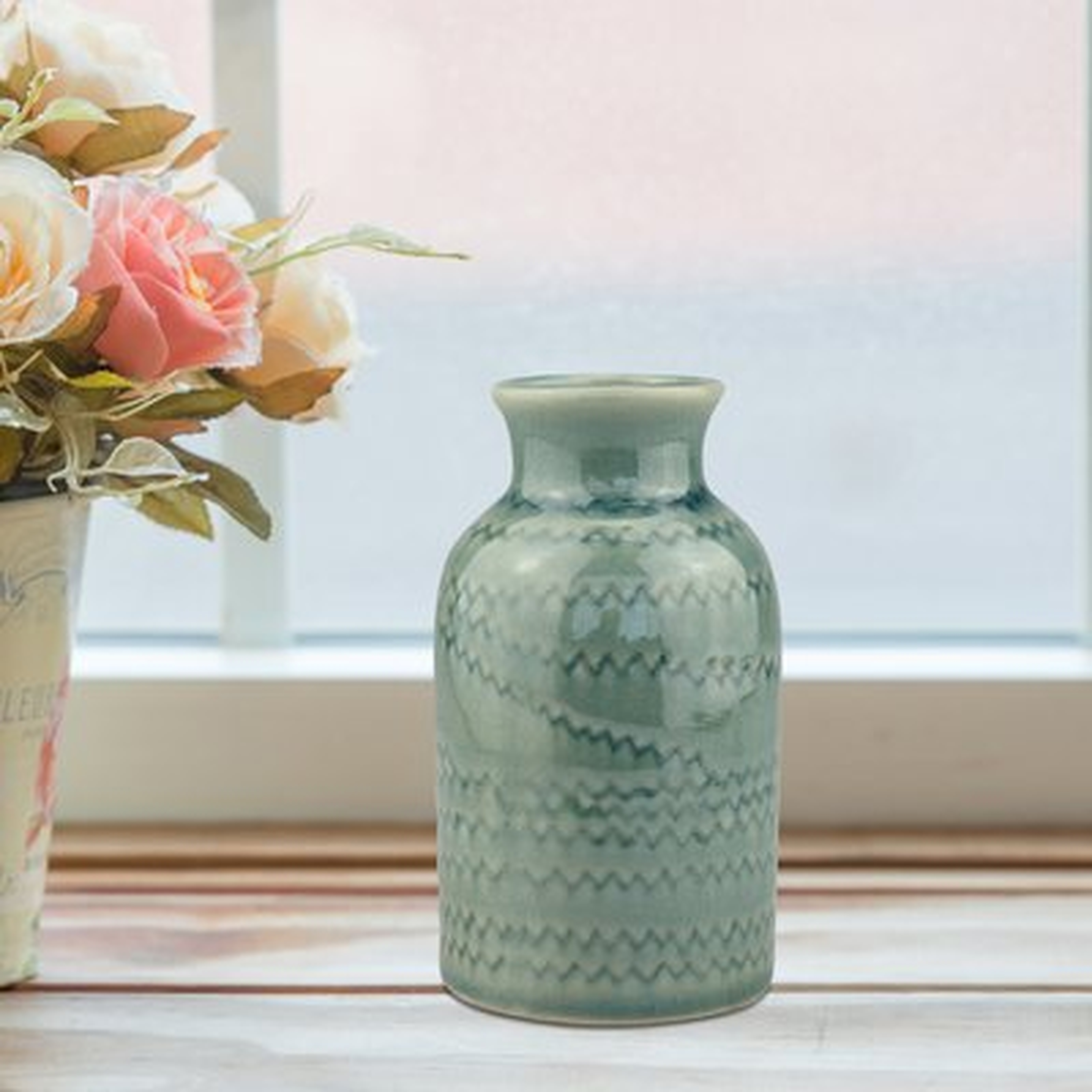 Randazzo Turquoise Table Vase - AllModern