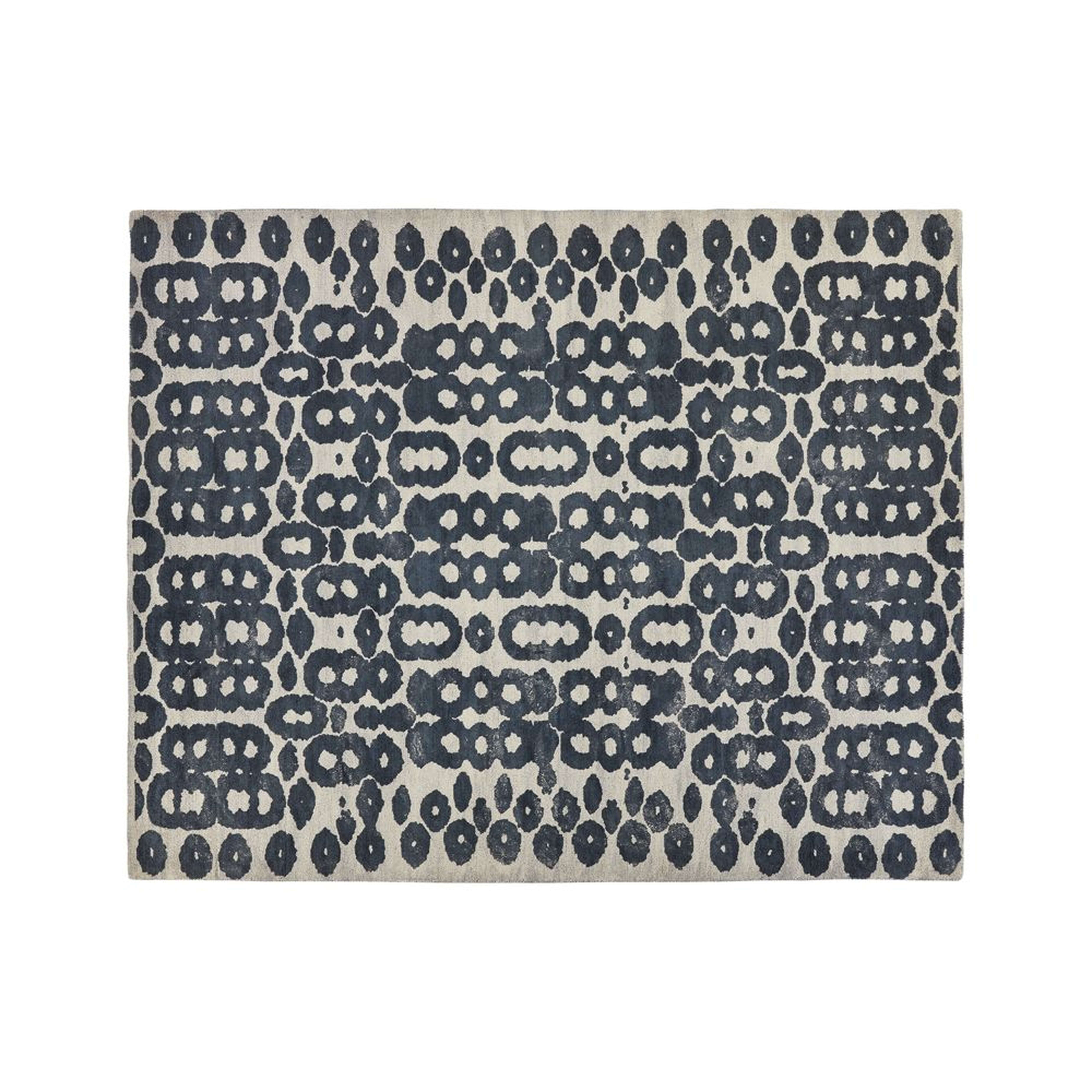 Orlo Blue Artisan Rug 8'x10' - Crate and Barrel