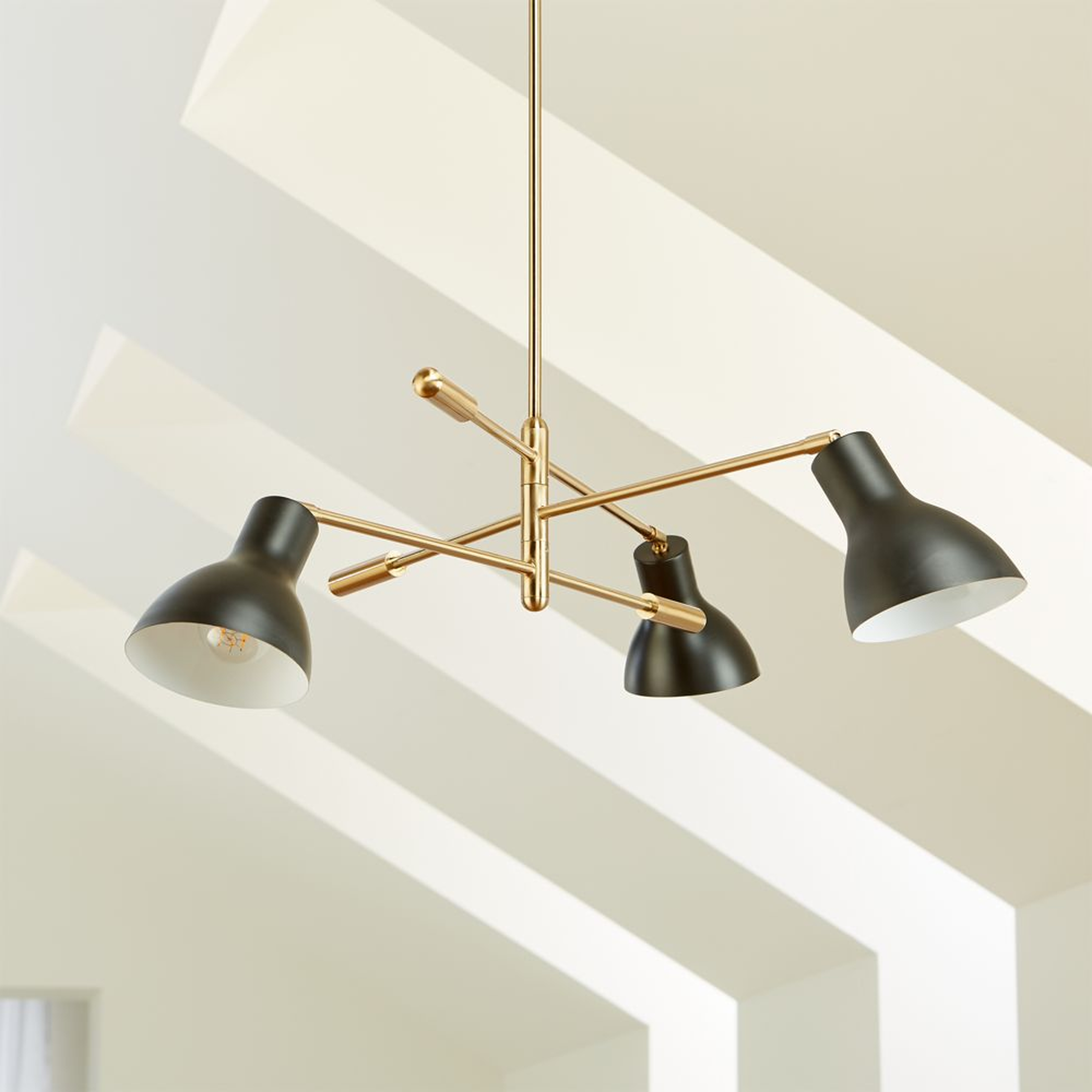 Kace 3 Arm Chandelier - Crate and Barrel
