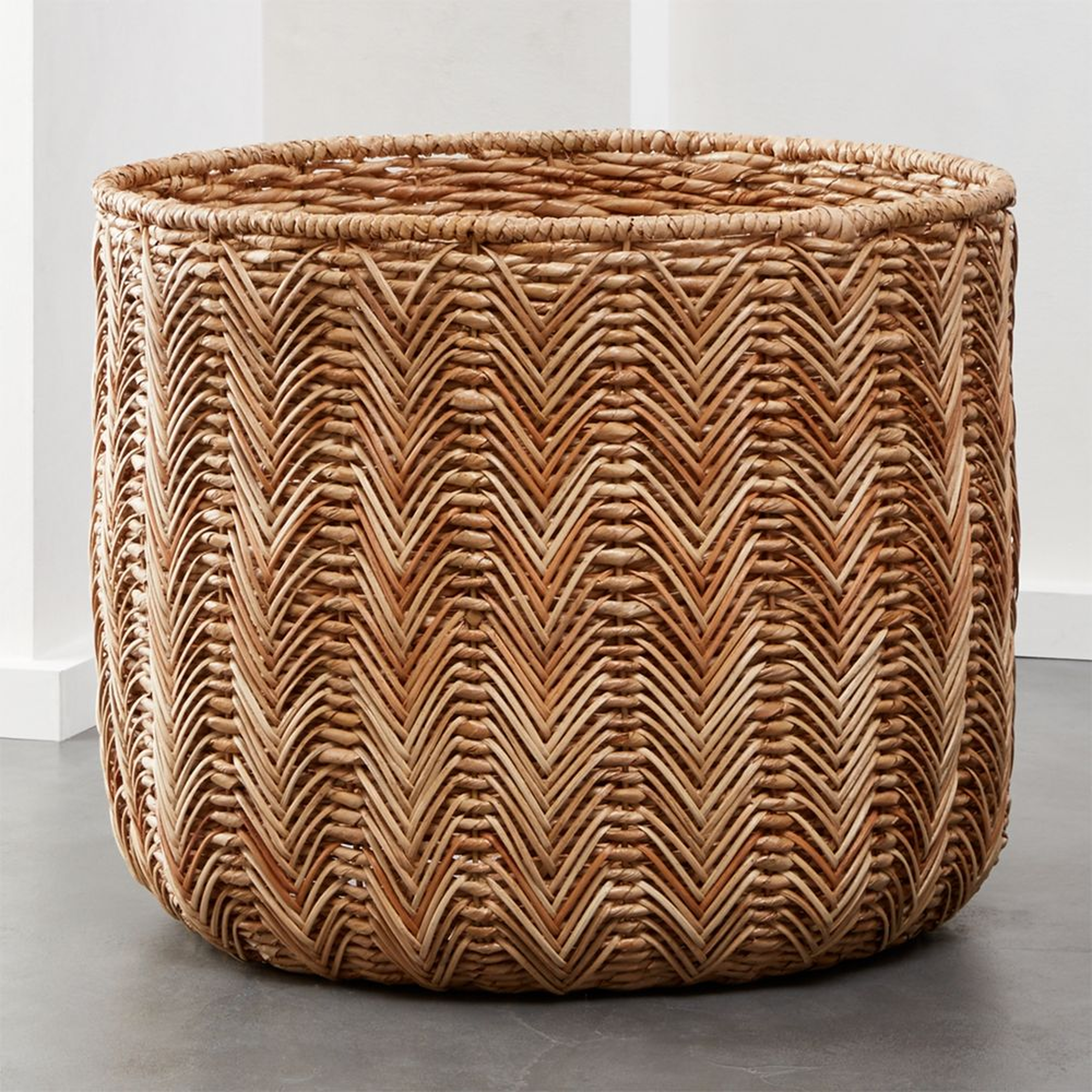 Merced Large Seagrass Basket - CB2