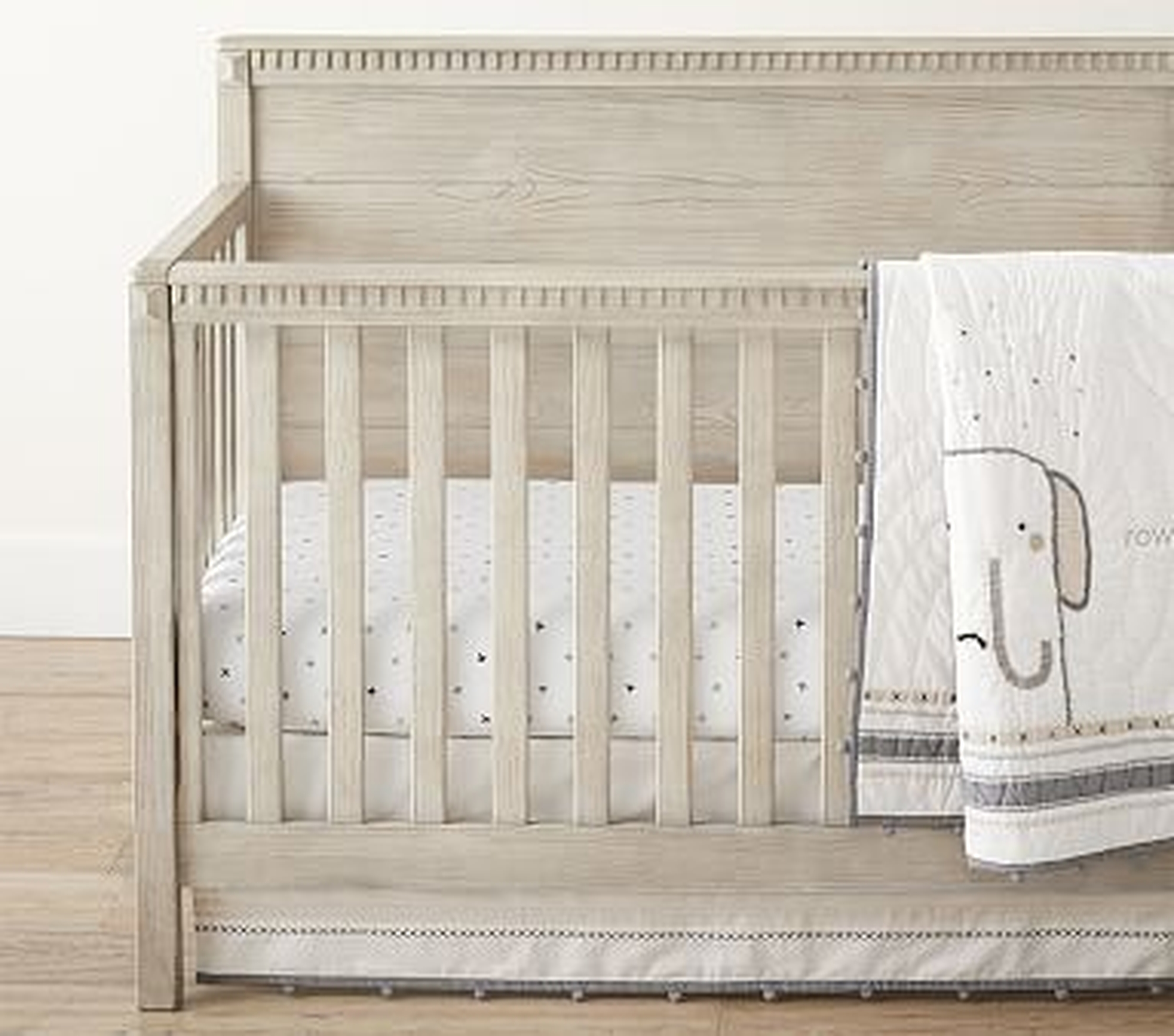 Rowan Quilt Set with Stitch Crib Fitted Sheet - Pottery Barn Kids