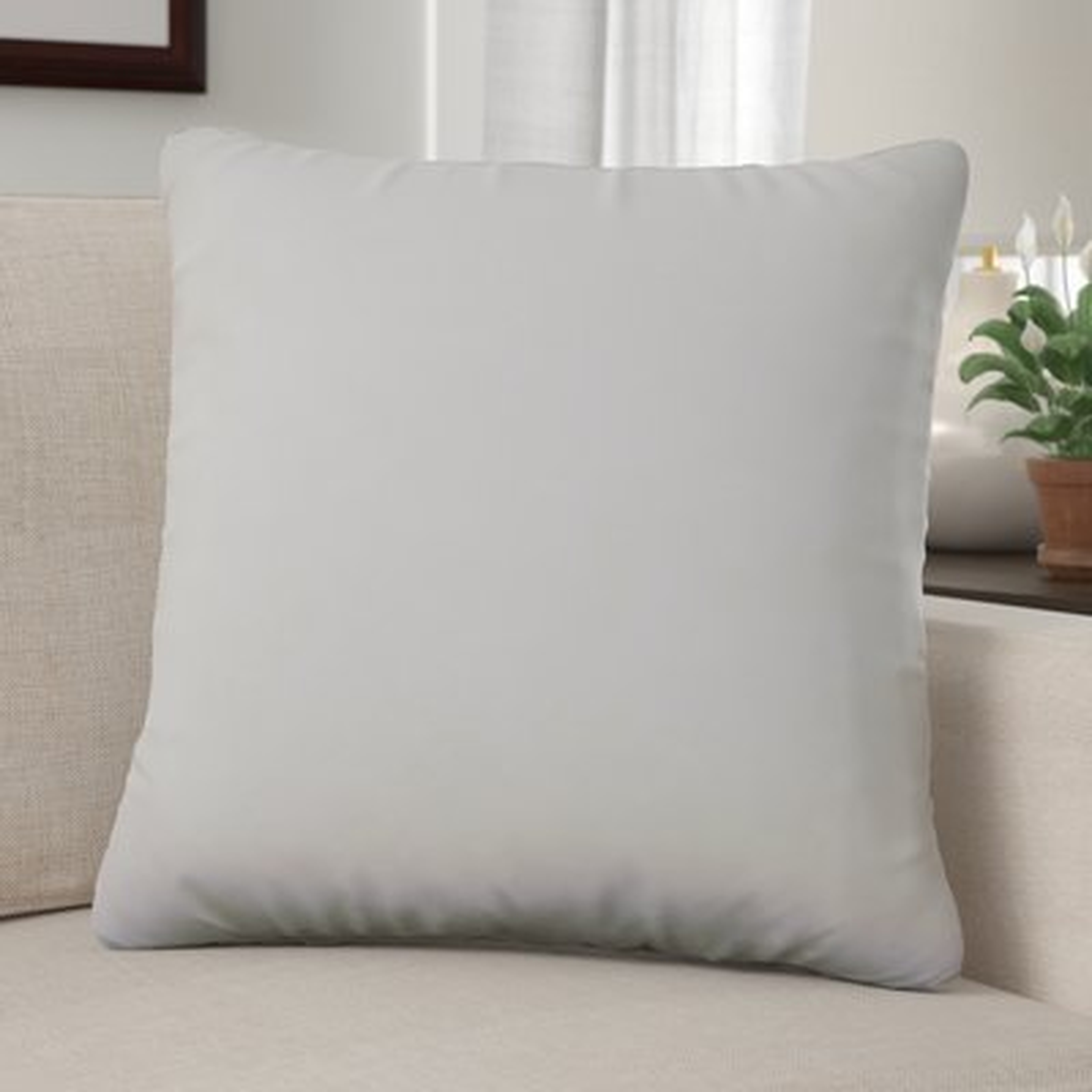 Aguon Solid Microfiber Pillow Insert - Wayfair